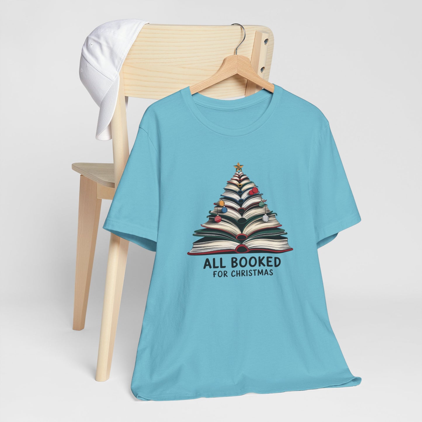 All Booked for Christmas Unisex Jersey Short Sleeve T-shirt - sizes S - 3X