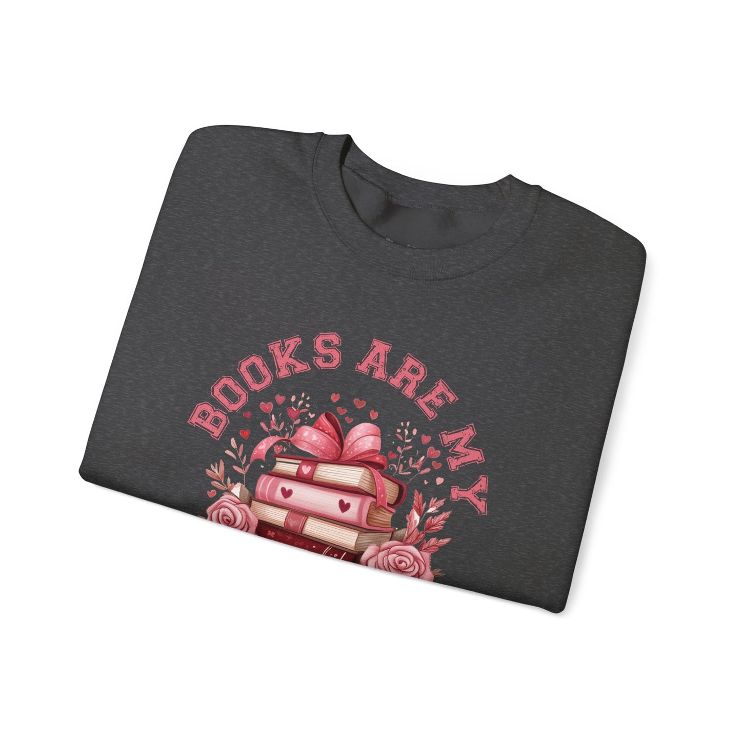Books are my Love Language Unisex Heavy Blend Crewneck Sweatshirt - size S - 5X