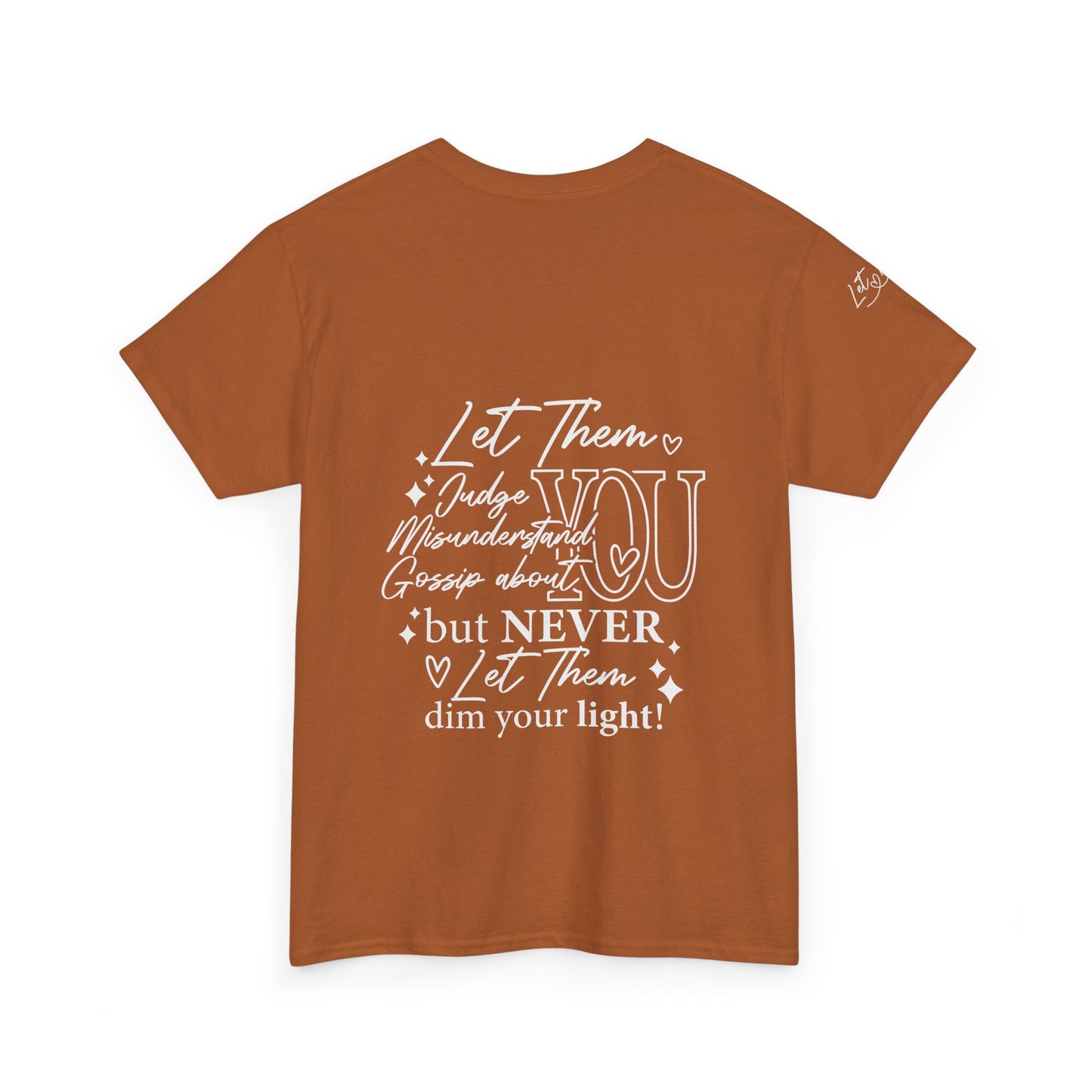 Let Them Unisex Heavy Cotton Tee