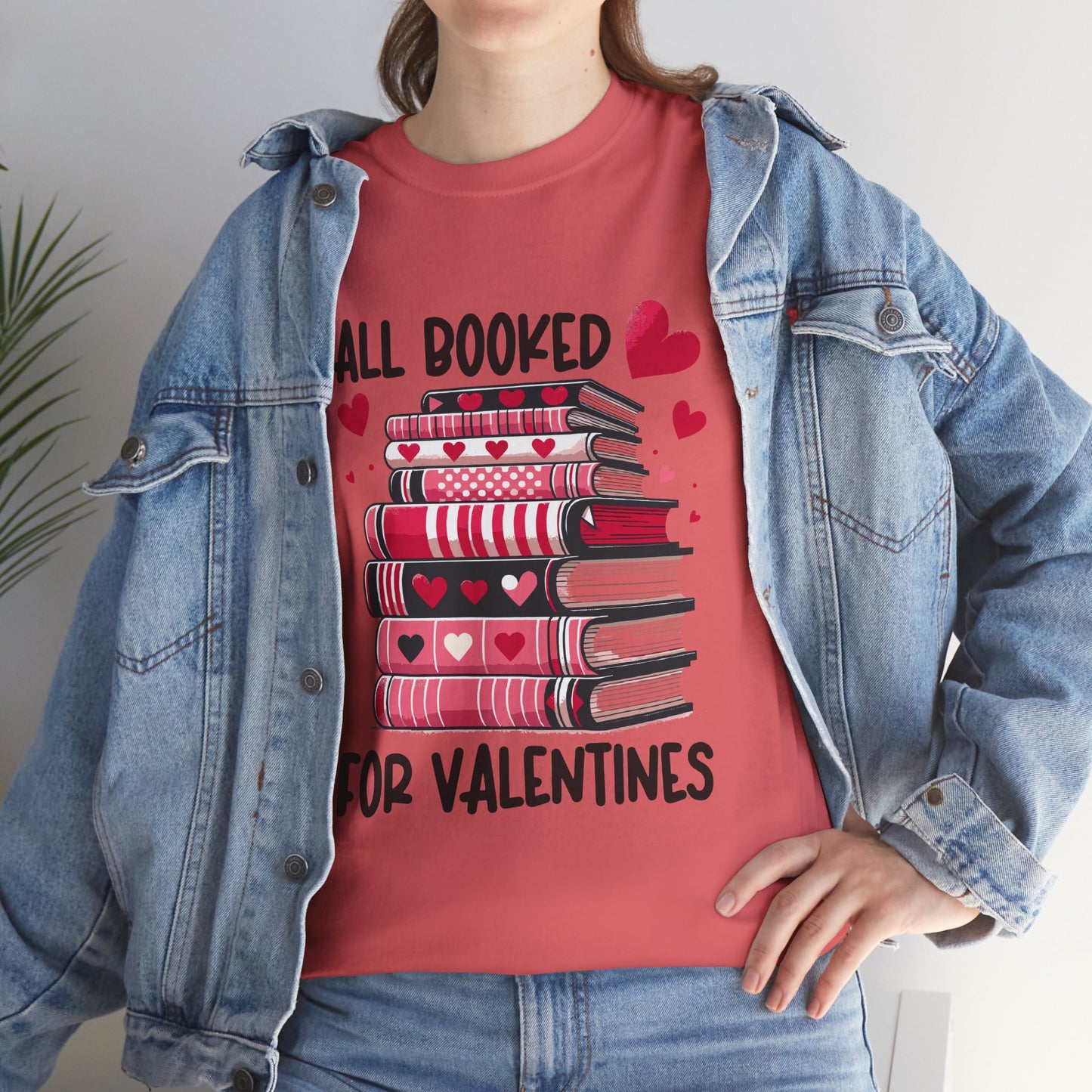 Valentine's Day Book Lover Unisex Tee - sizes S - 5X