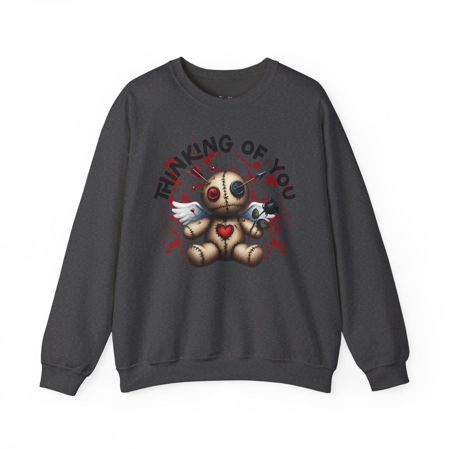 Anti-Valentine Thinking of You Unisex Heavy Blend™ Crewneck Sweatshirt - S - 5X
