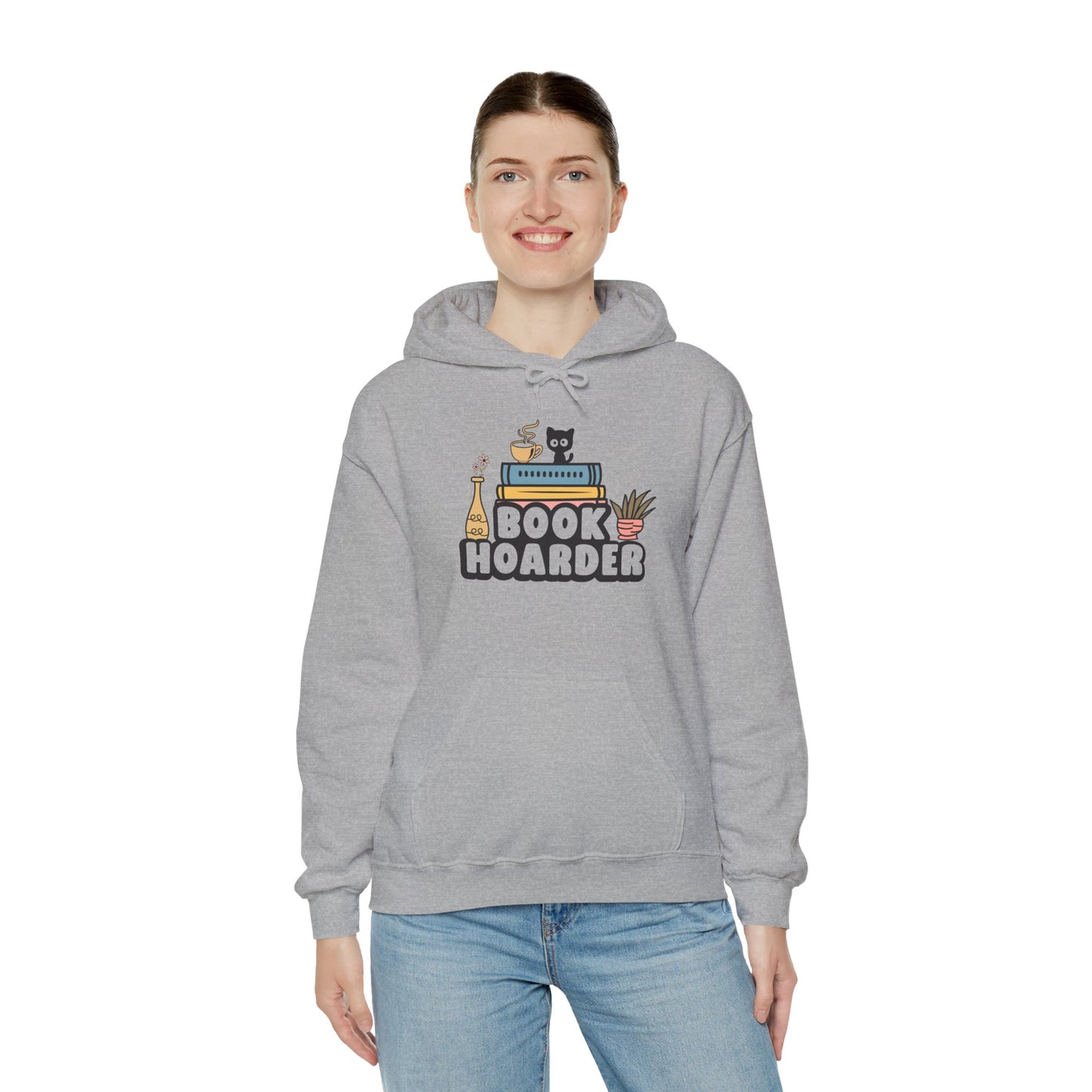 Book Hoarder Unisex Heavy Blend™ Hooded Sweatshirt - sizes S - 3X
