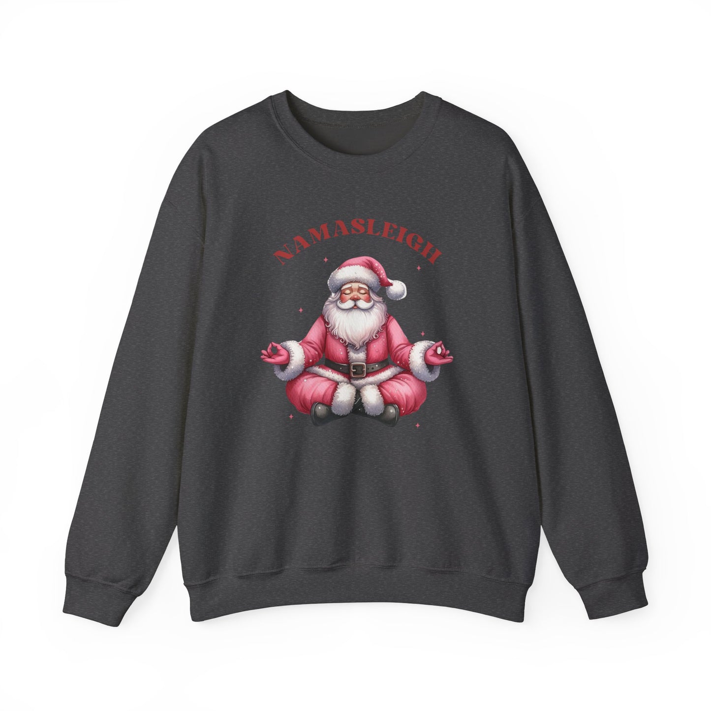 Santa Namasleigh Unisex Heavy Blend™ Crewneck Sweatshirt - size S - 3X