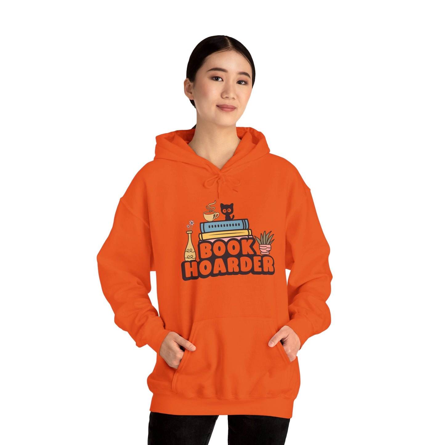 Book Hoarder Unisex Heavy Blend™ Hooded Sweatshirt - sizes S - 3X