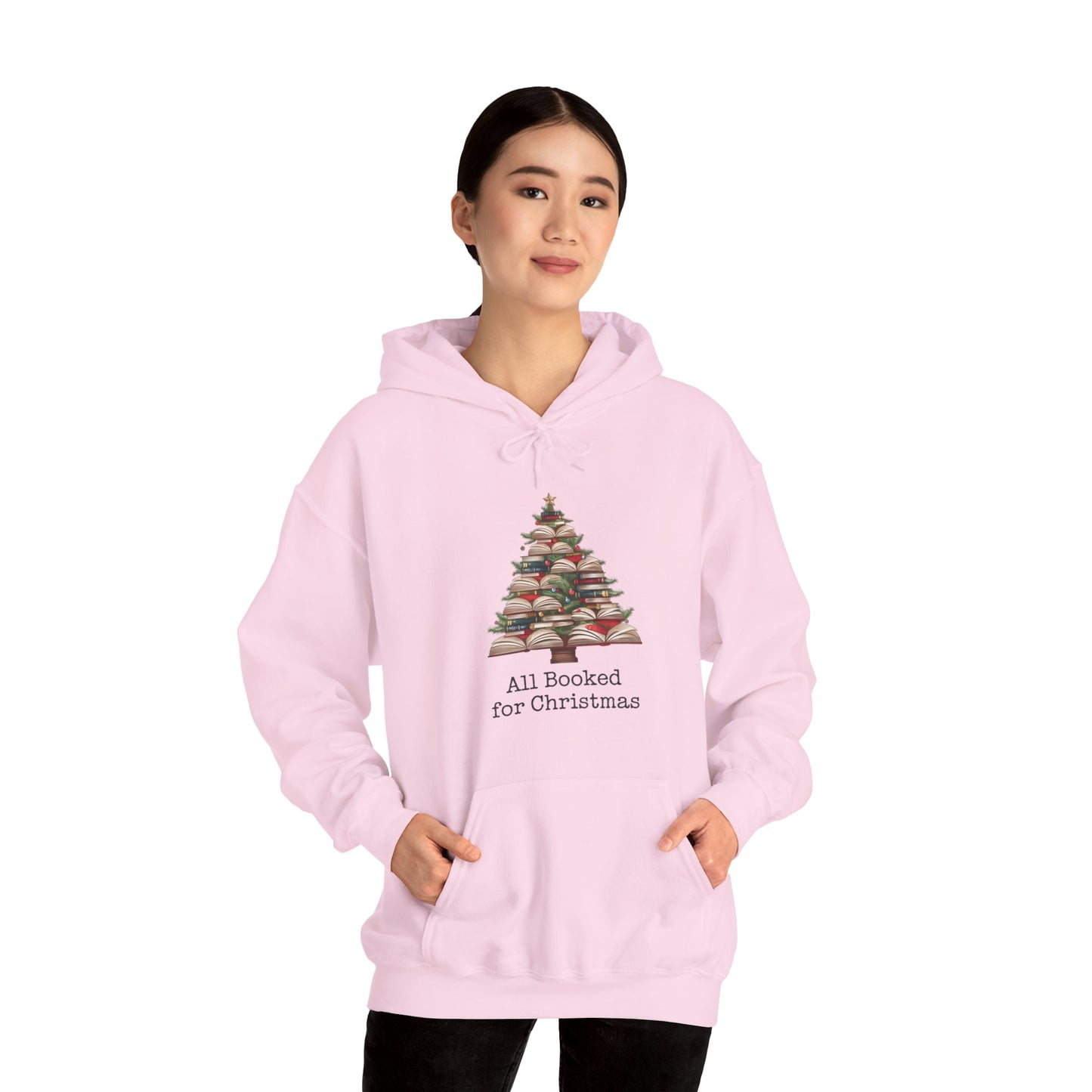 All Booked for Christmas Unisex Heavy Blend™ Hooded Sweatshirt - sizes S - 3X