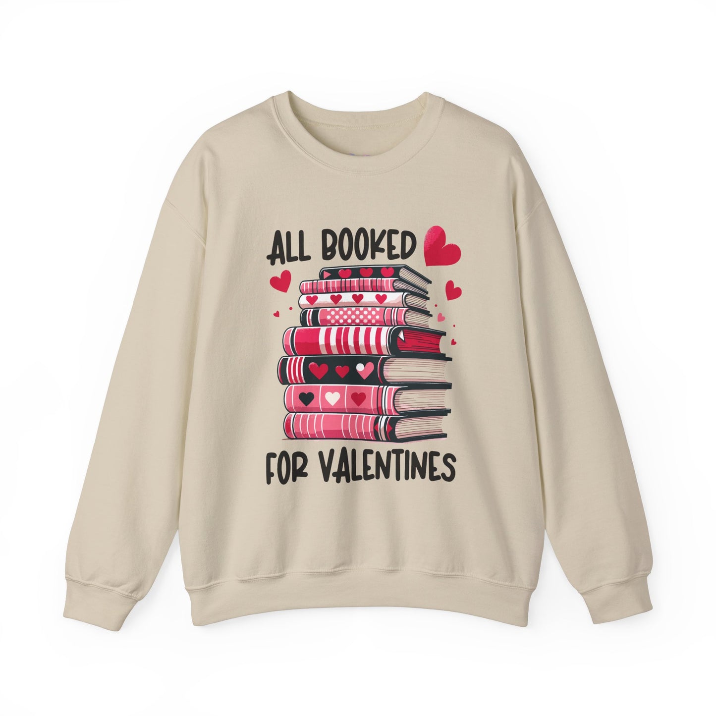 All Booked for Valentine's Day Unisex Heavy Blend Crewneck Sweatshirt