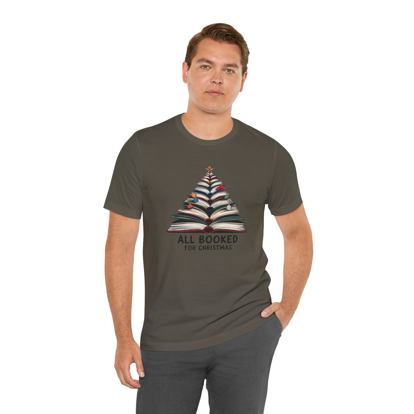 All Booked for Christmas Unisex Jersey Short Sleeve T-shirt - sizes S - 3X