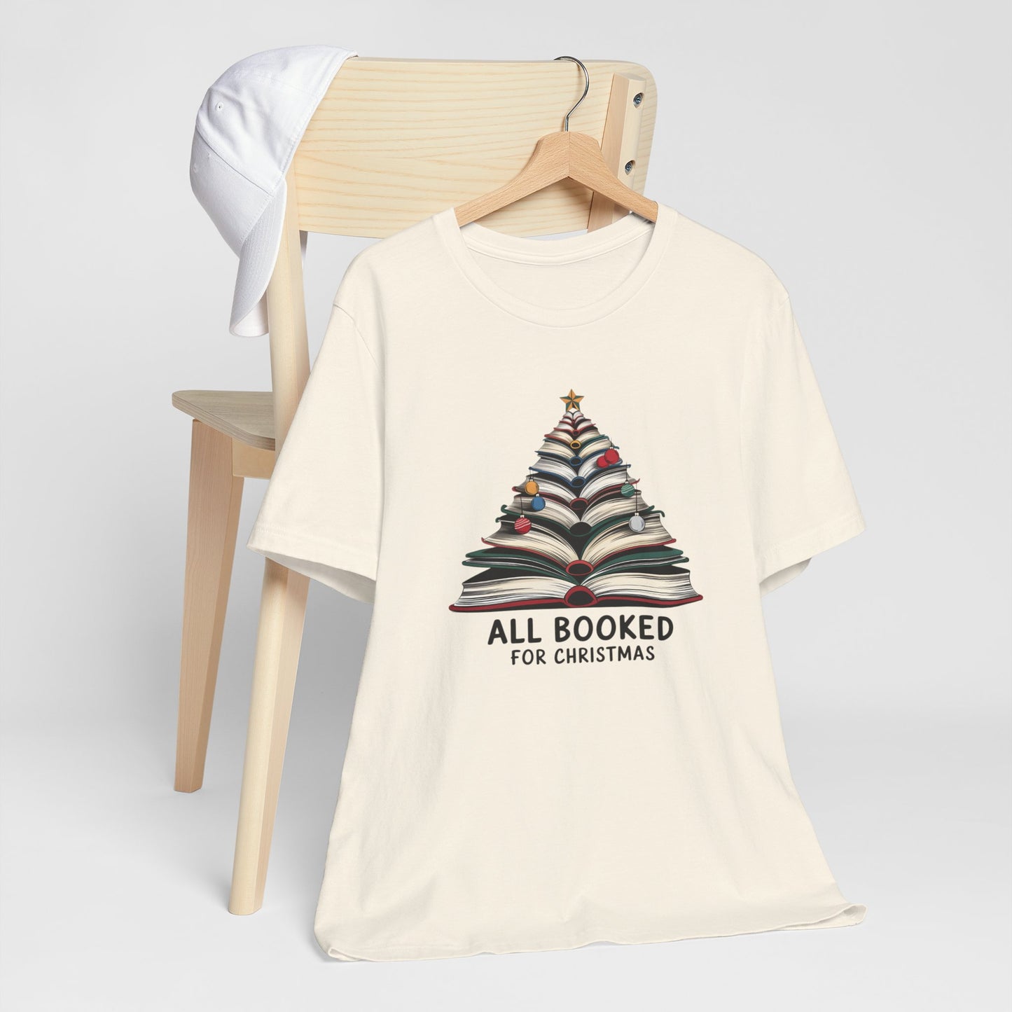 All Booked for Christmas Unisex Jersey Short Sleeve T-shirt - sizes S - 3X