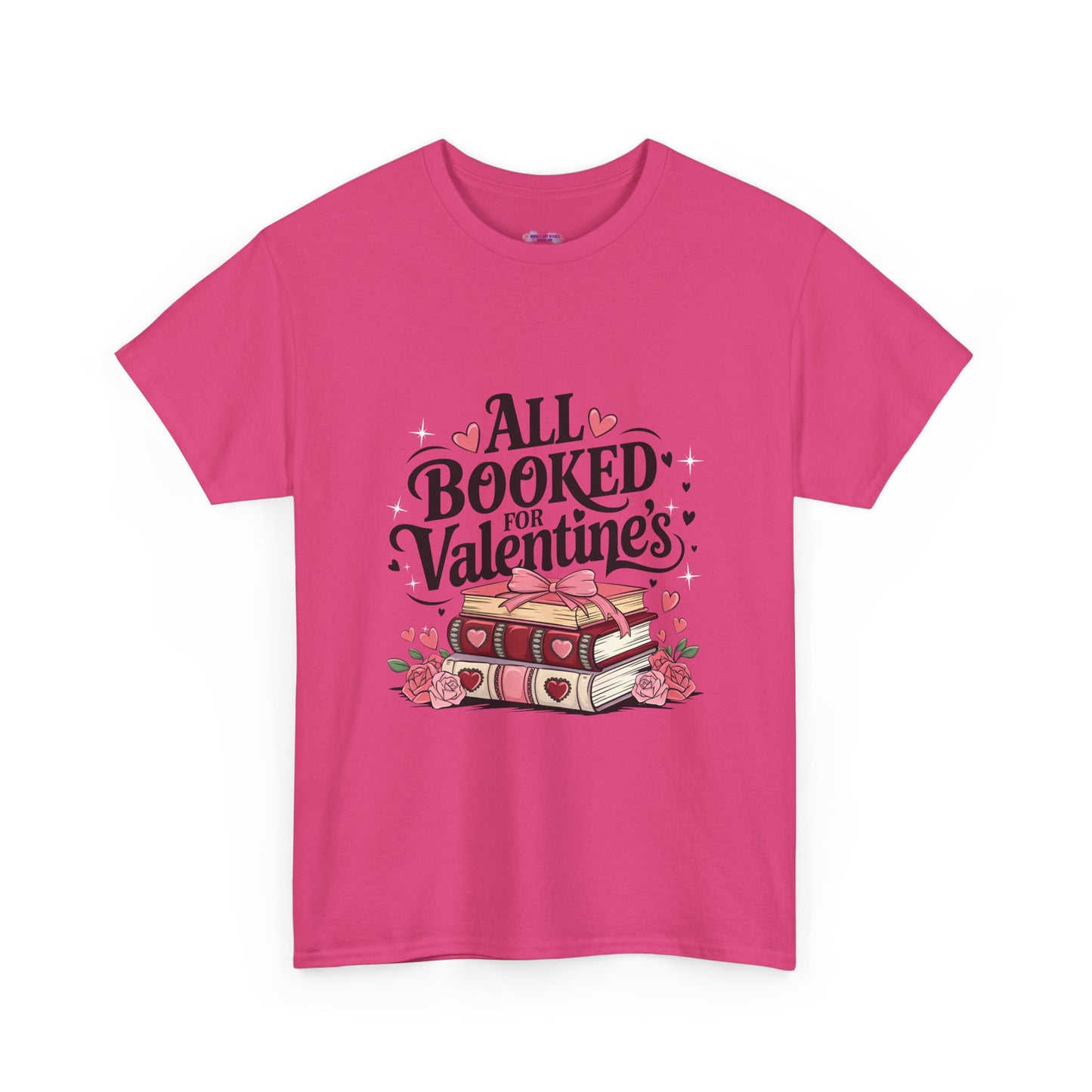 Valentine's Day Book Lover Unisex Tee - sizes S - 5X