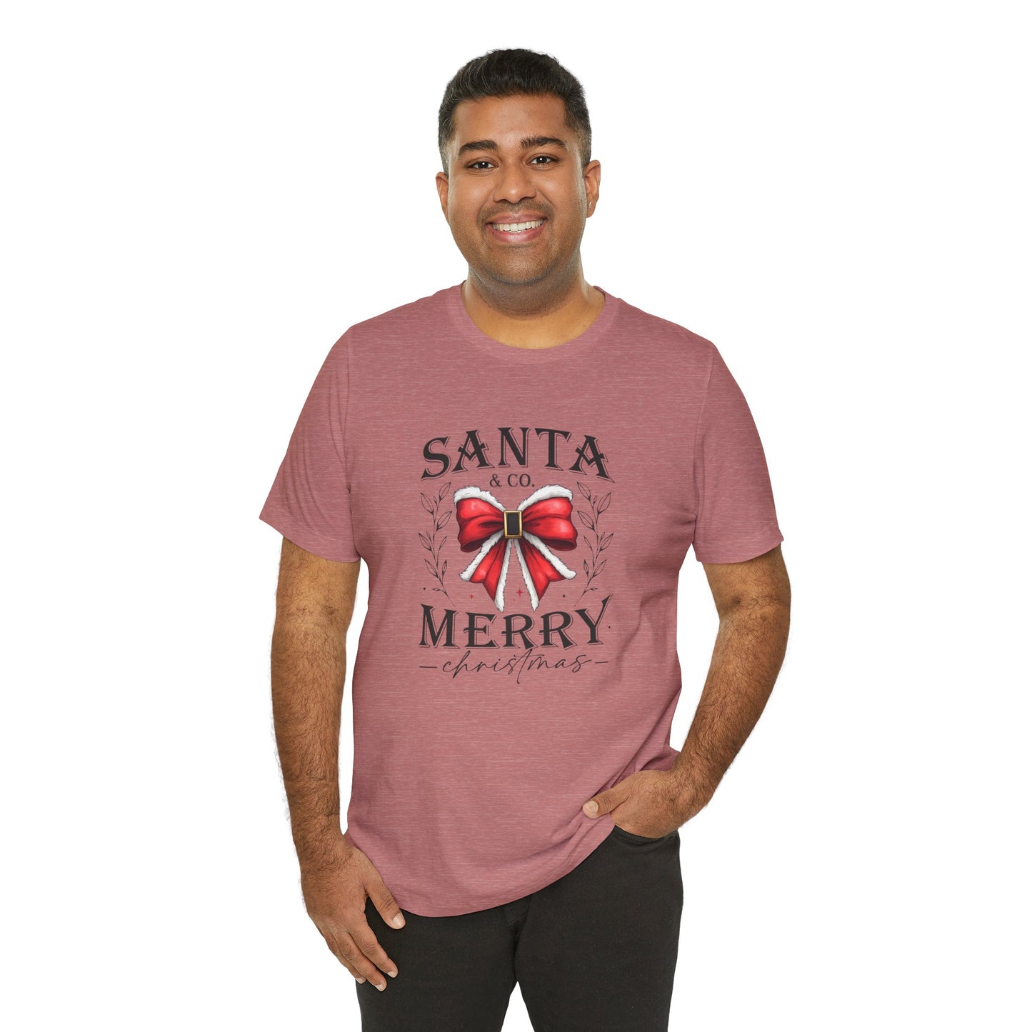 Santa and Co Merry Christmas Unisex Jersey Short Sleeve Tee - sizes S - 5X