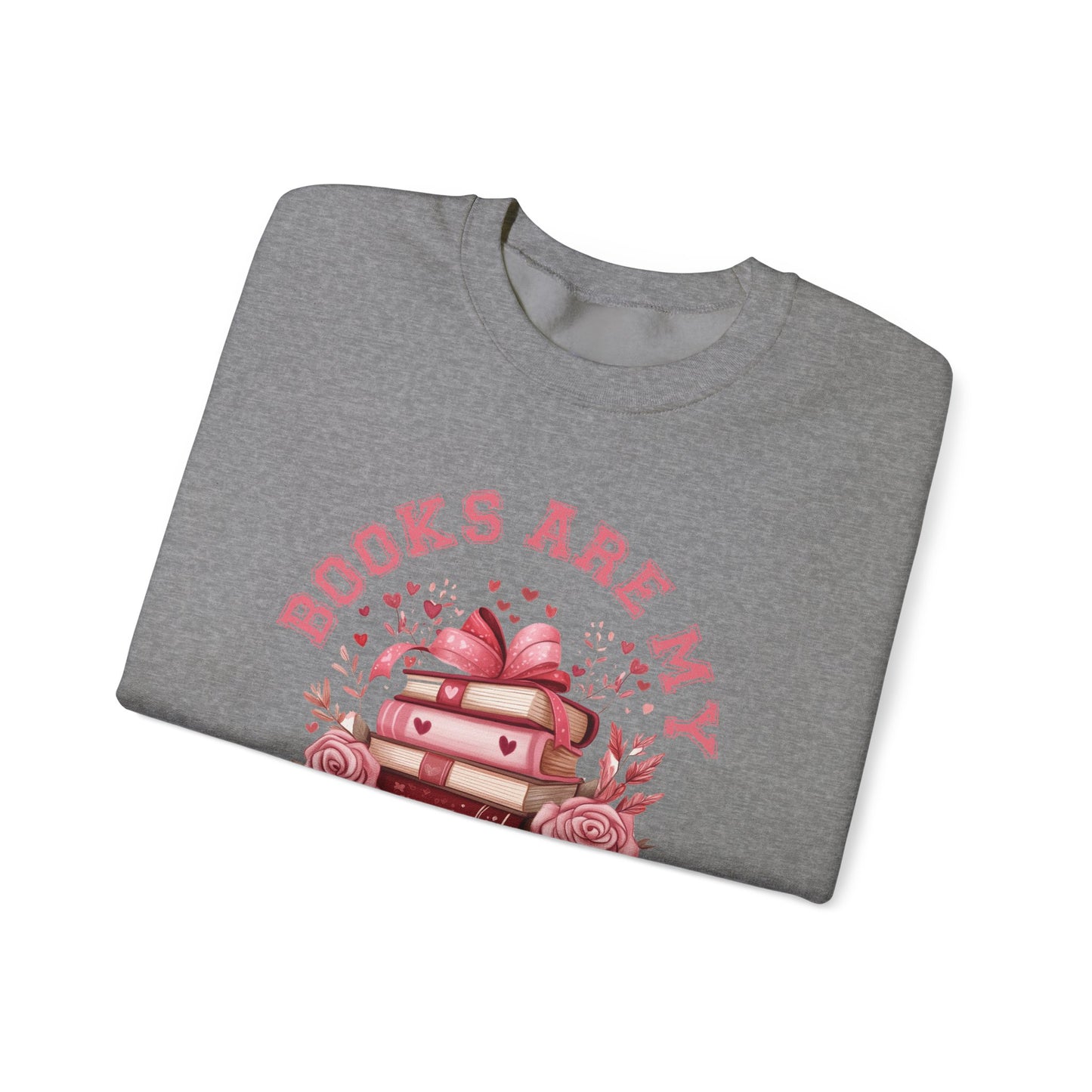 Books are my Love Language Unisex Heavy Blend Crewneck Sweatshirt - size S - 5X
