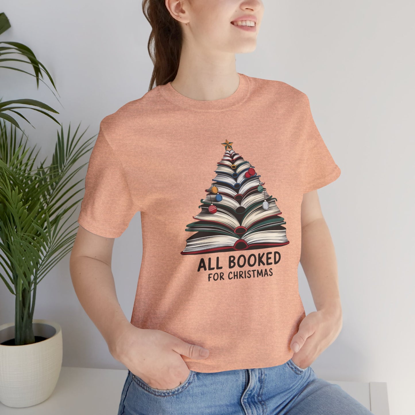 All Booked for Christmas Unisex Jersey Short Sleeve T-shirt - sizes S - 3X