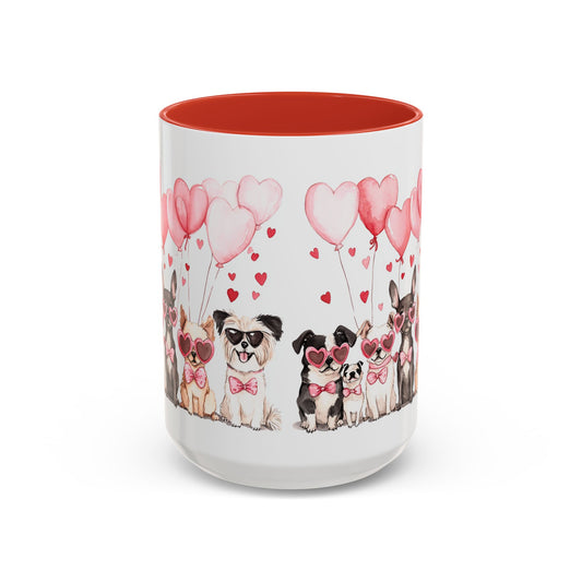 Puppy Love Valentine's Day Coffee Mug (11, 15oz) version 2