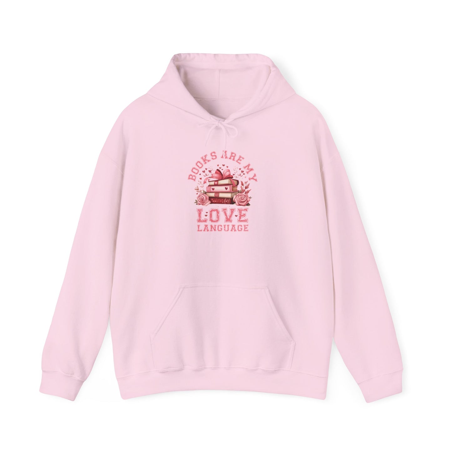 Books are My Love Language Hooded Sweatshirt - sizes S - 5X
