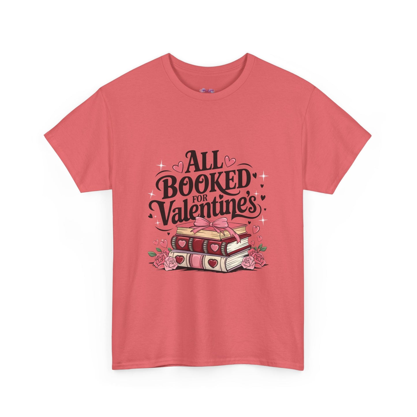 Valentine's Day Book Lover Unisex Tee - sizes S - 5X