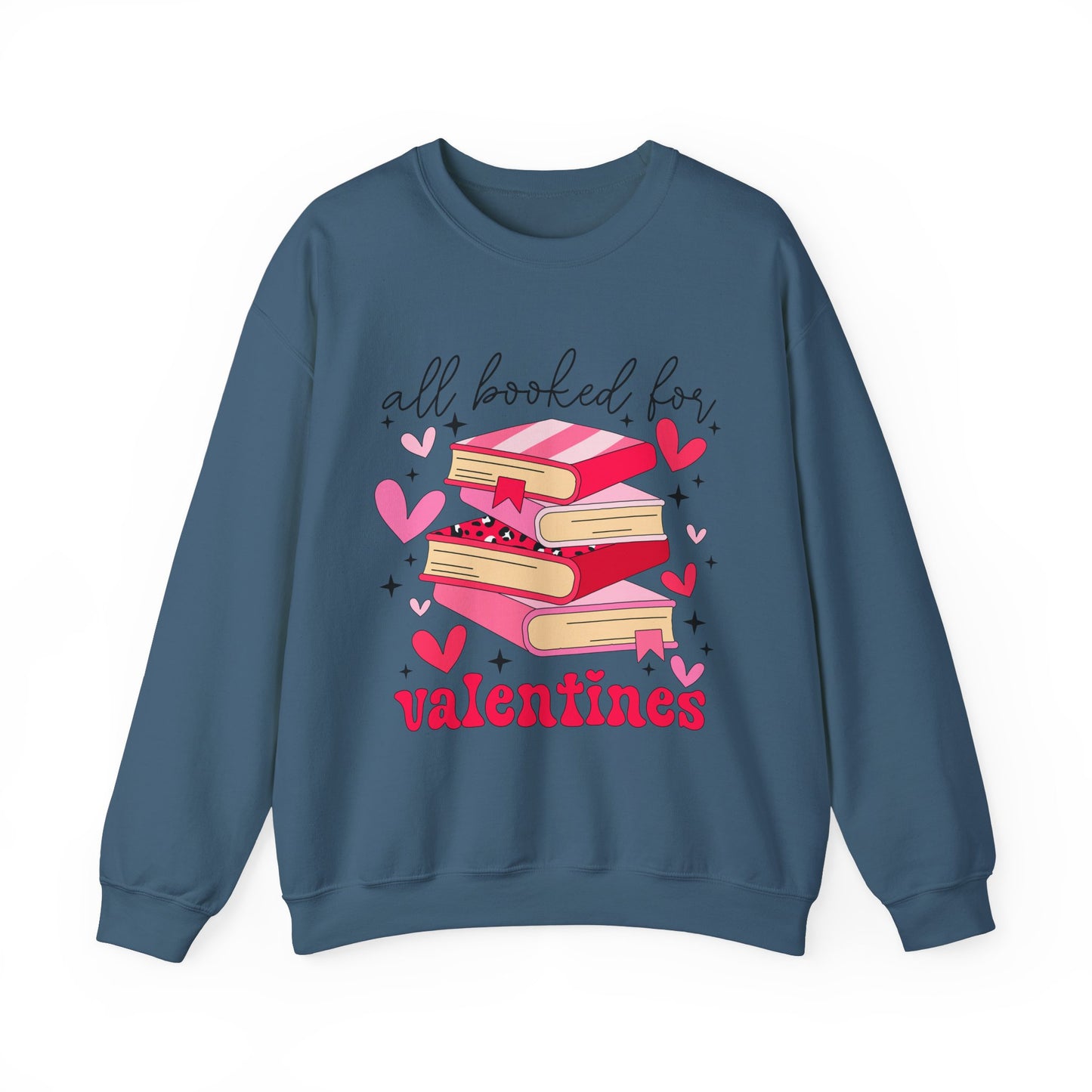 Book Lover Valentine's Day Unisex Sweatshirt - sizes S - 5X