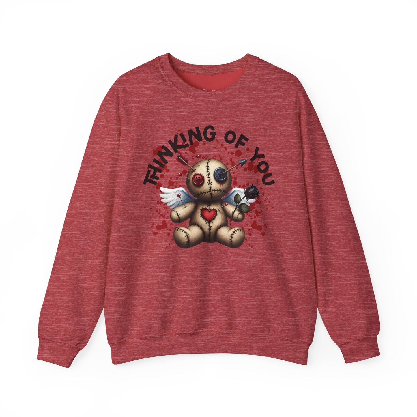 Anti-Valentine Thinking of You Unisex Heavy Blend™ Crewneck Sweatshirt - S - 5X