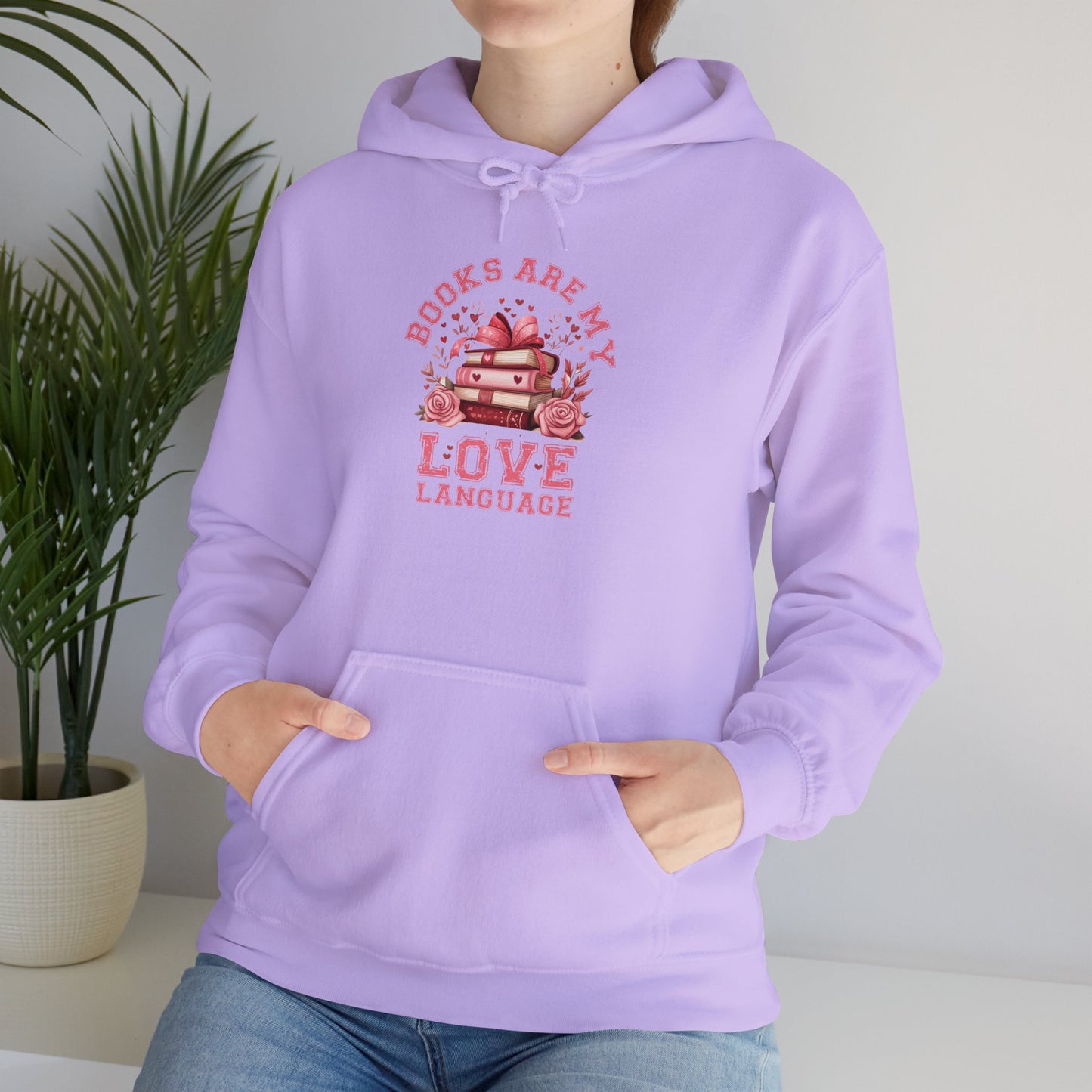Books are My Love Language Hooded Sweatshirt - sizes S - 5X