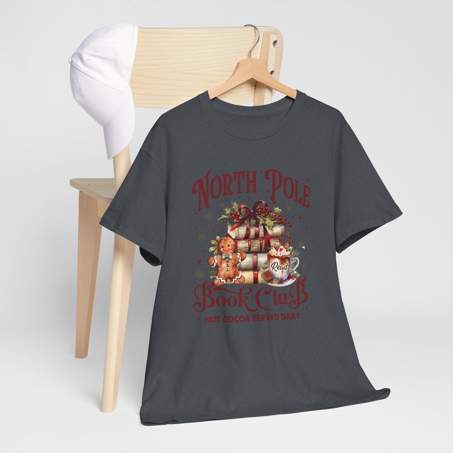 North Pole Book Club Unisex Heavy Cotton Tee - sizes S - 3X