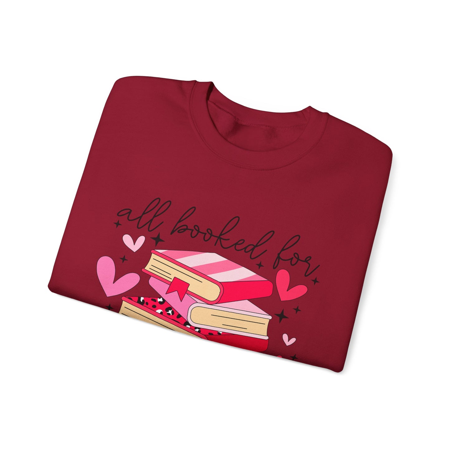 Book Lover Valentine's Day Unisex Sweatshirt - sizes S - 5X