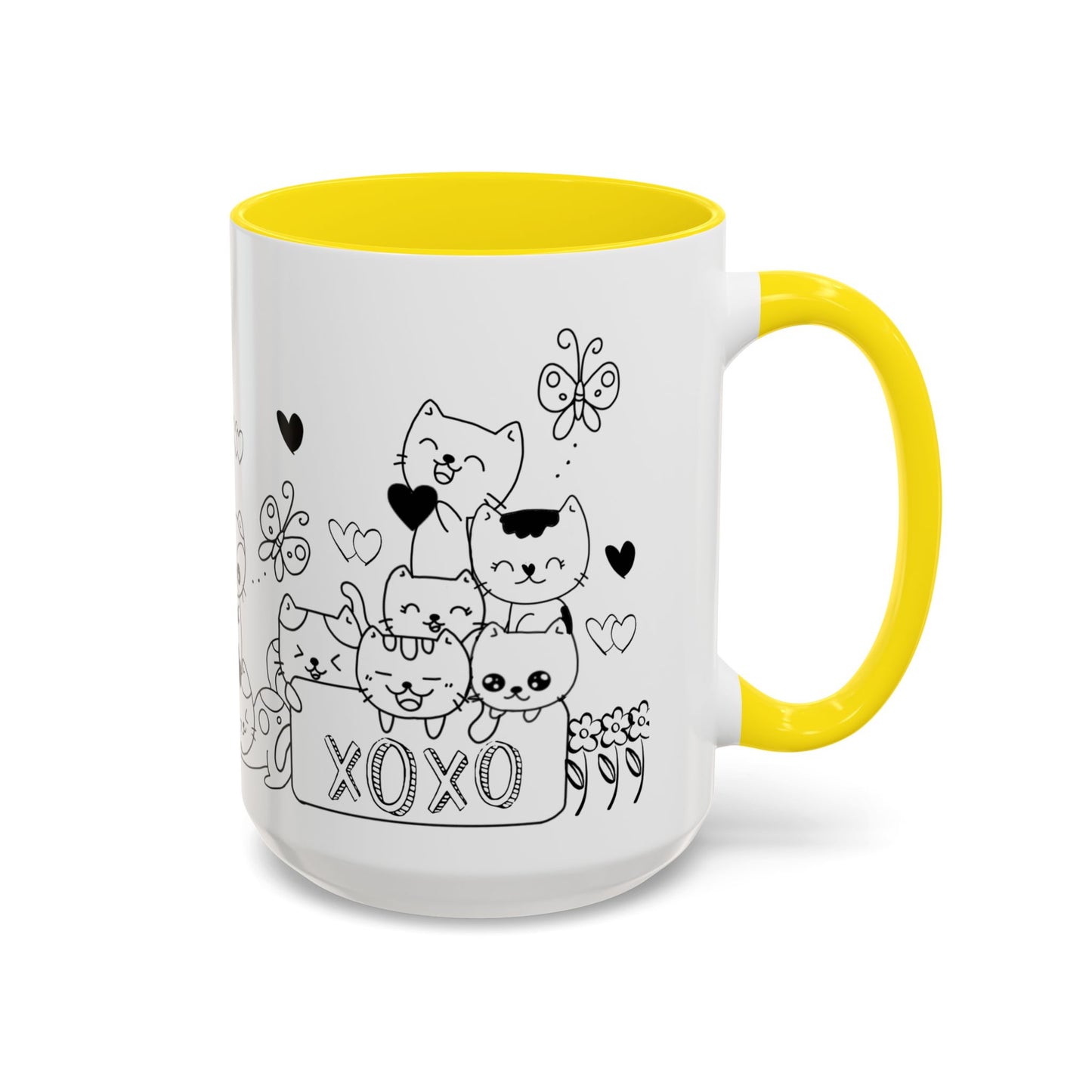 Coffee Mug - Valentine's Day Cat Love Mug for Cat Lovers