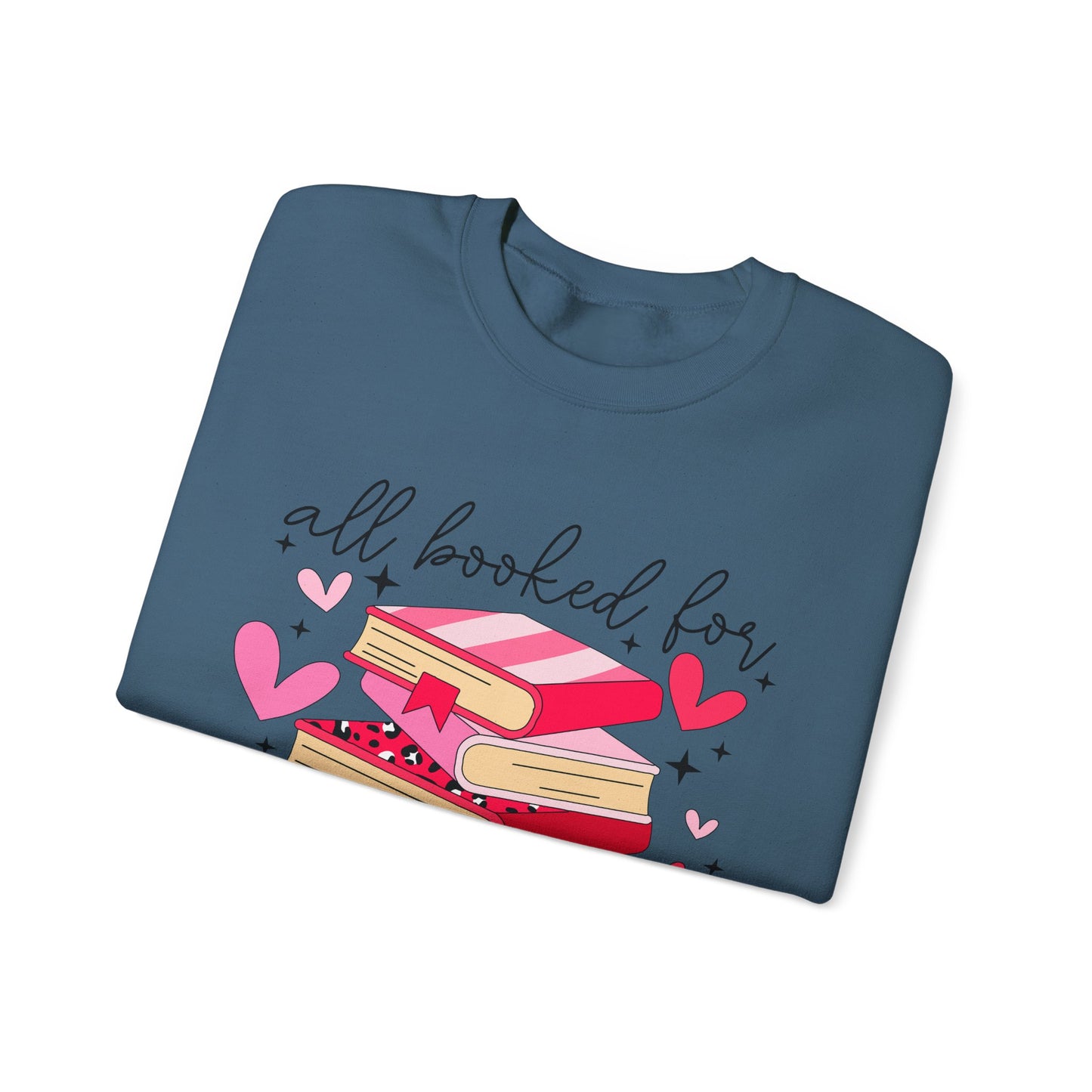 Book Lover Valentine's Day Unisex Sweatshirt - sizes S - 5X