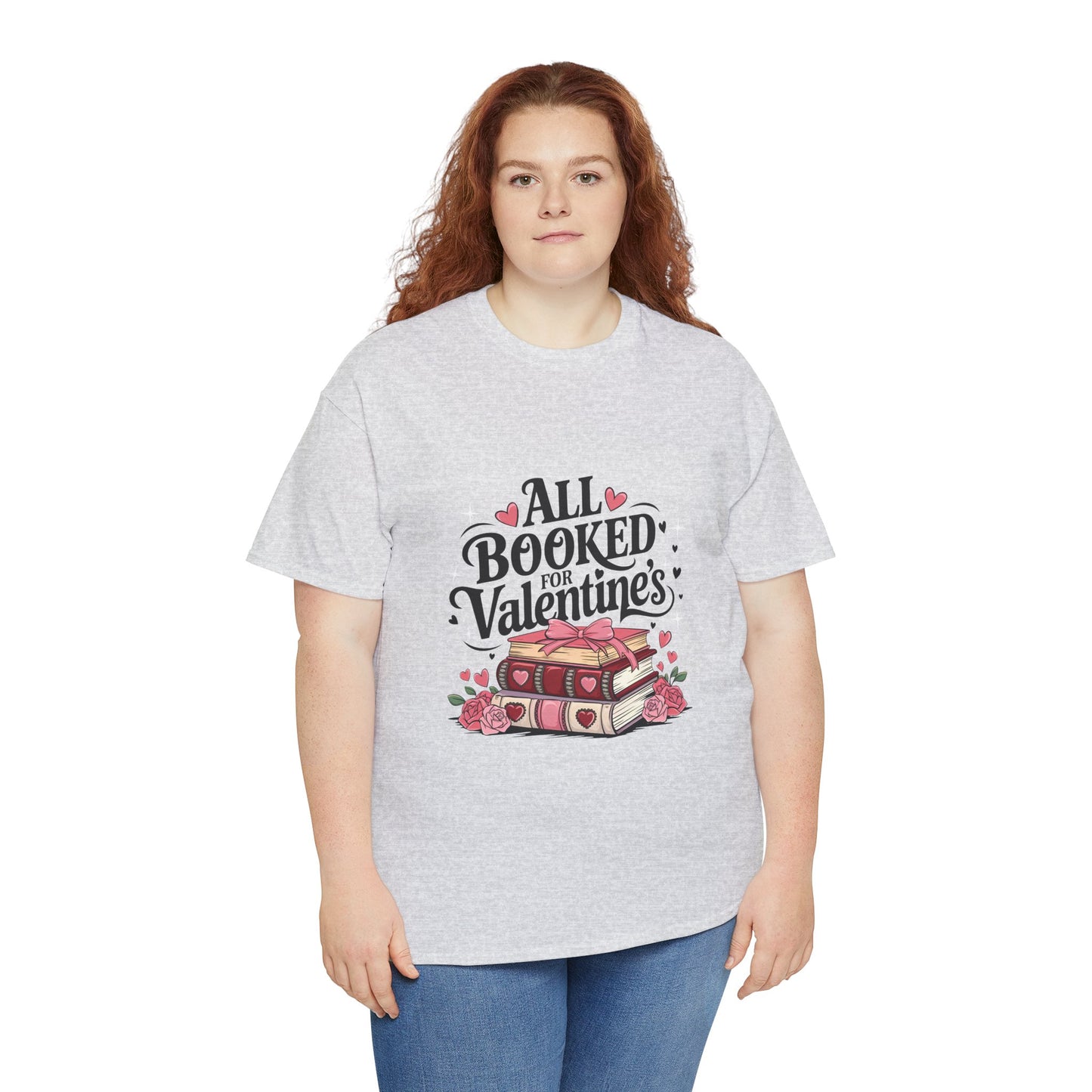 Valentine's Day Book Lover Unisex Tee - sizes S - 5X