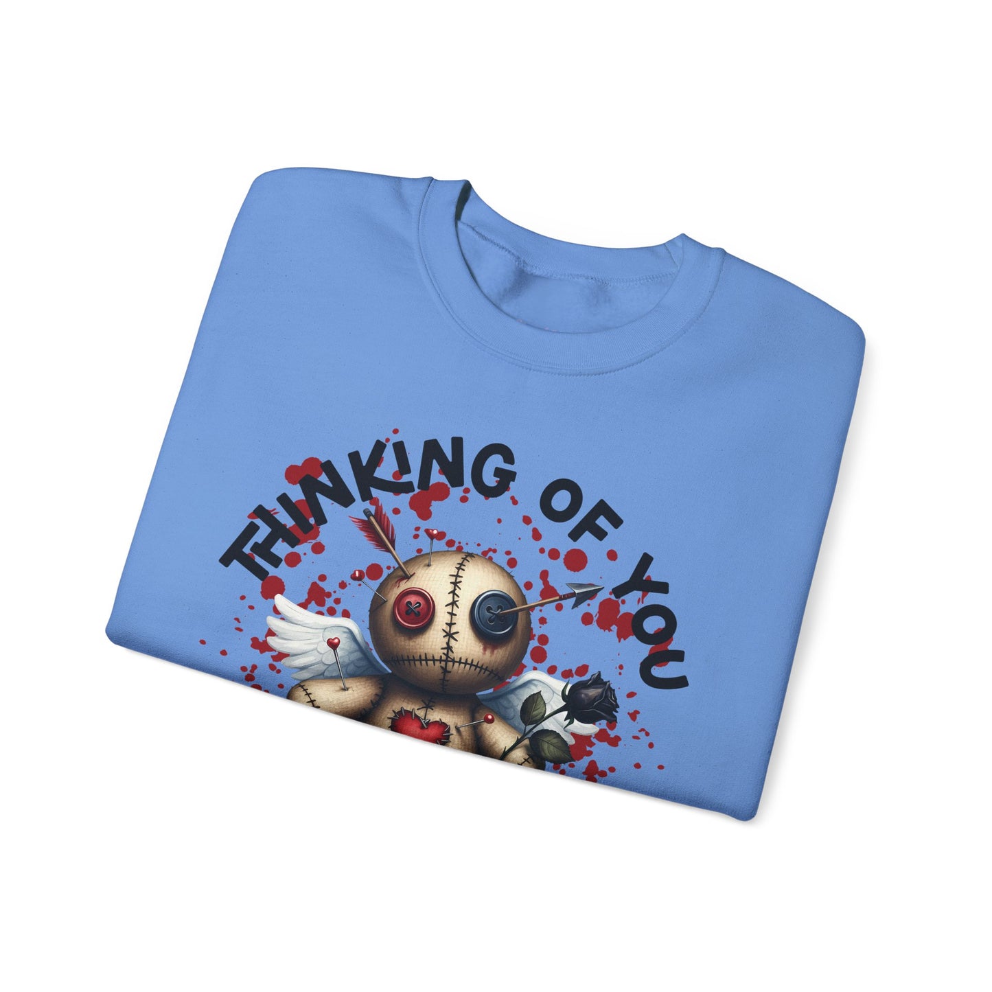 Anti-Valentine Thinking of You Unisex Heavy Blend™ Crewneck Sweatshirt - S - 5X