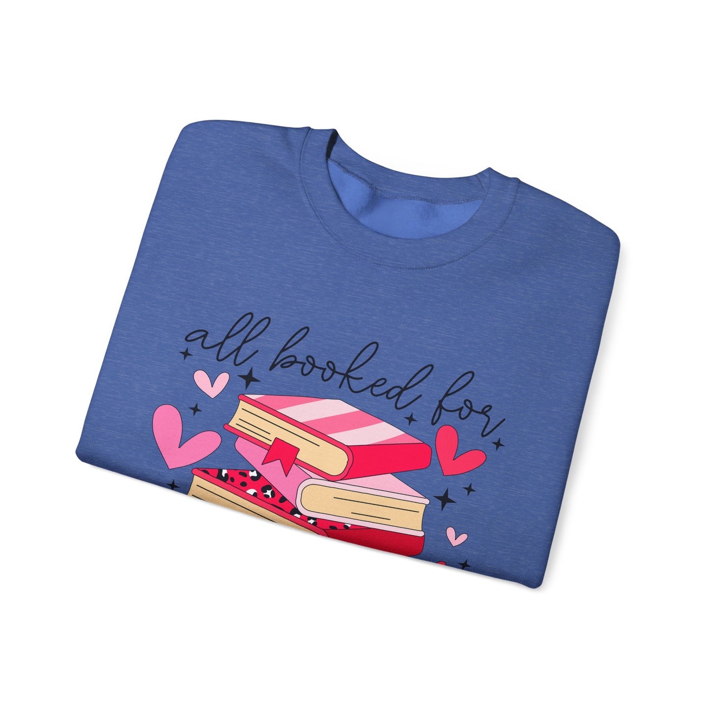 Book Lover Valentine's Day Unisex Sweatshirt - sizes S - 5X