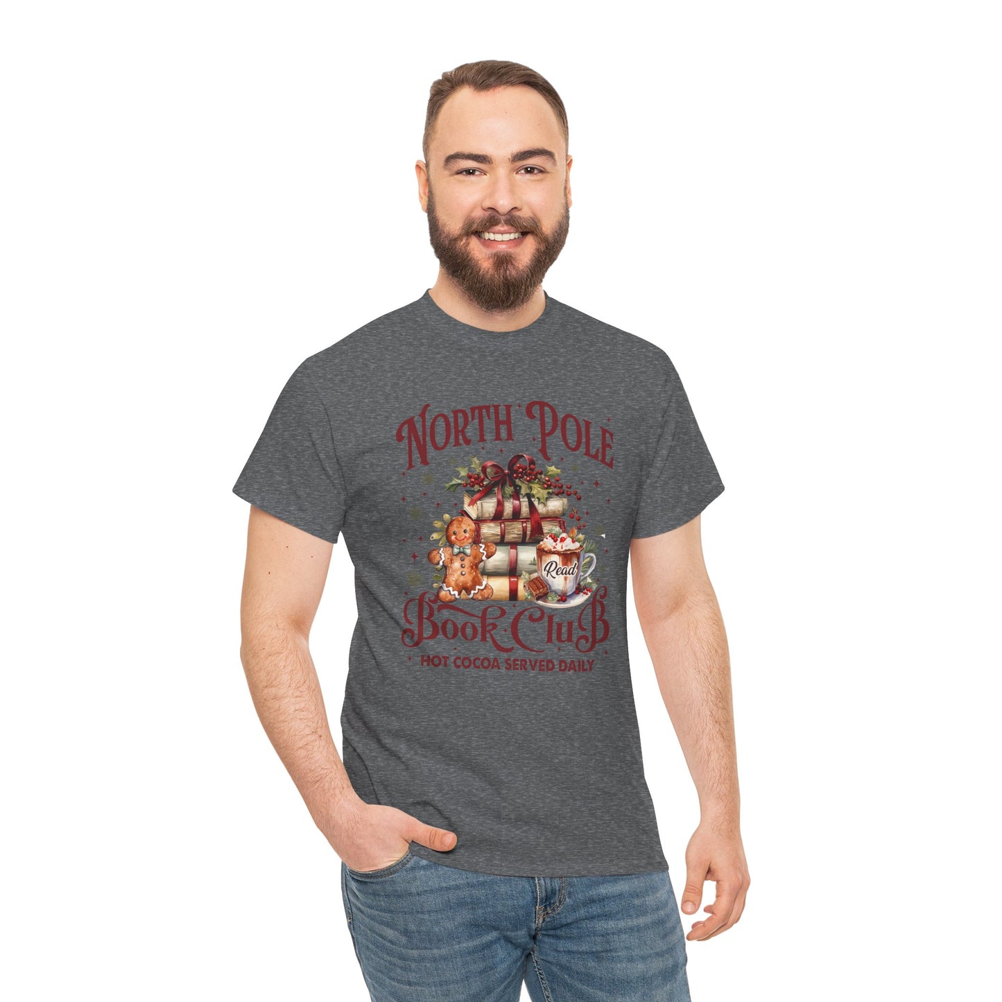 North Pole Book Club Unisex Heavy Cotton Tee - sizes S - 3X
