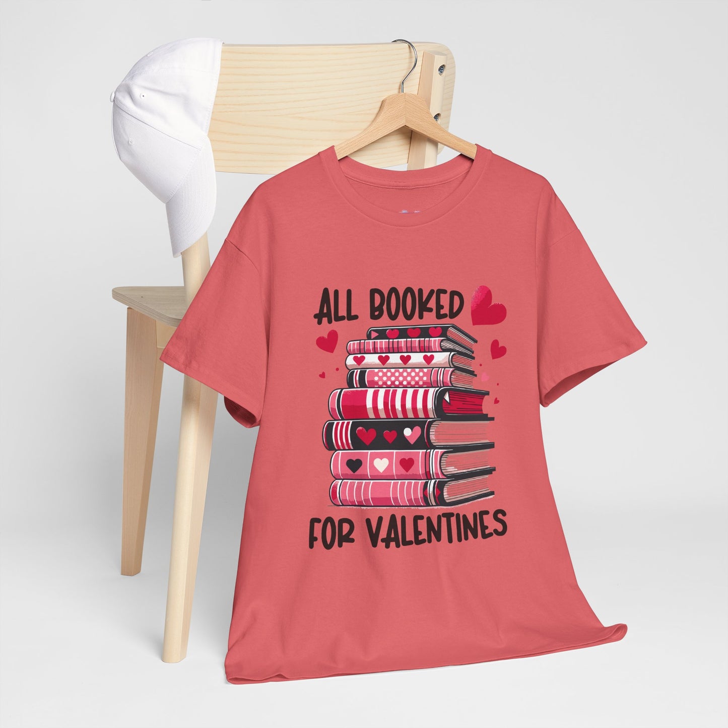 Valentine's Day Book Lover Unisex Tee - sizes S - 5X