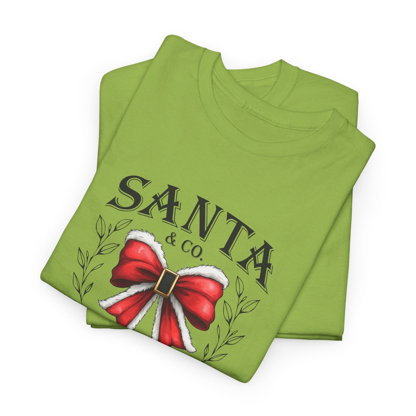 Santa and Company Merry Christmas Unisex Heavy Cotton Tee - sizes S - 5X