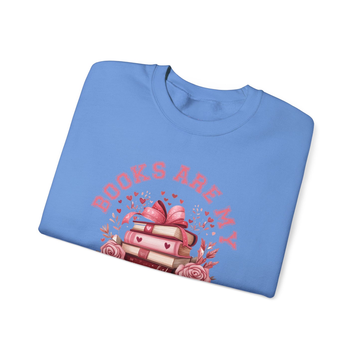 Books are my Love Language Unisex Heavy Blend Crewneck Sweatshirt - size S - 5X