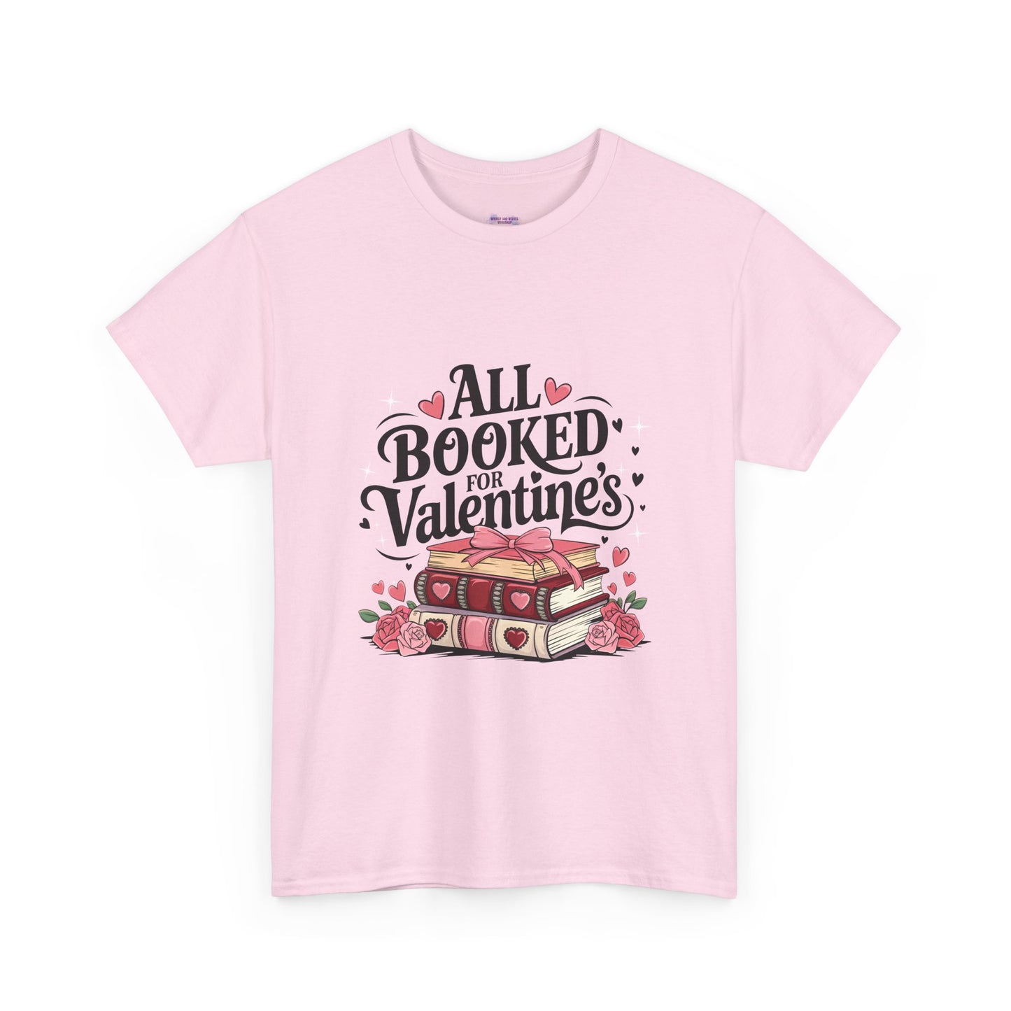 Valentine's Day Book Lover Unisex Tee - sizes S - 5X