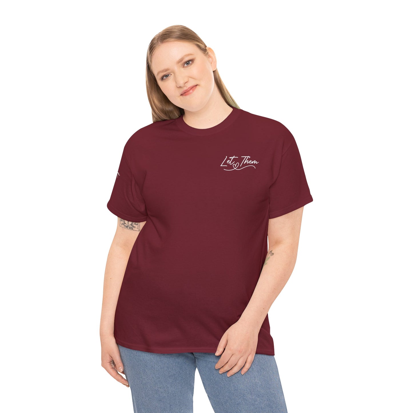 Let Them Unisex Heavy Cotton Tee
