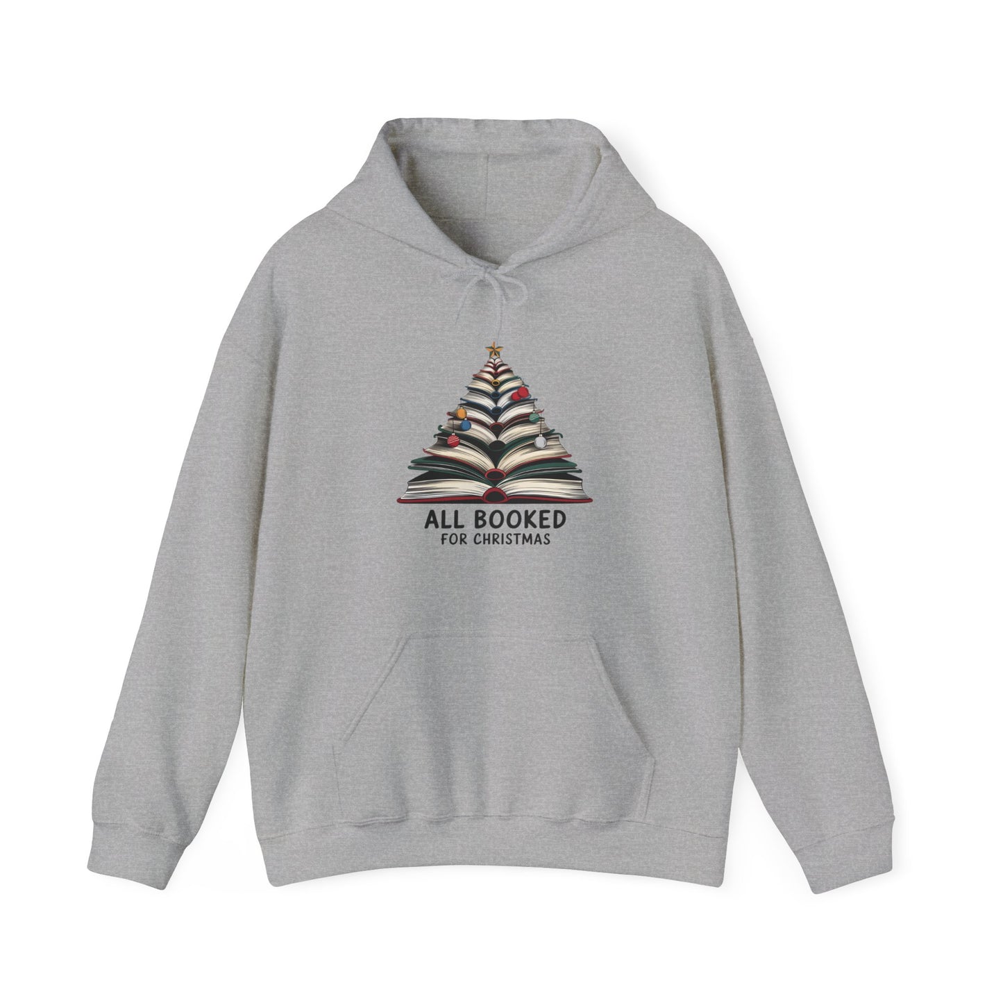 All Booked for Christmas Unisex Heavy Blend™ Hooded Sweatshirt - sizes S - 5X