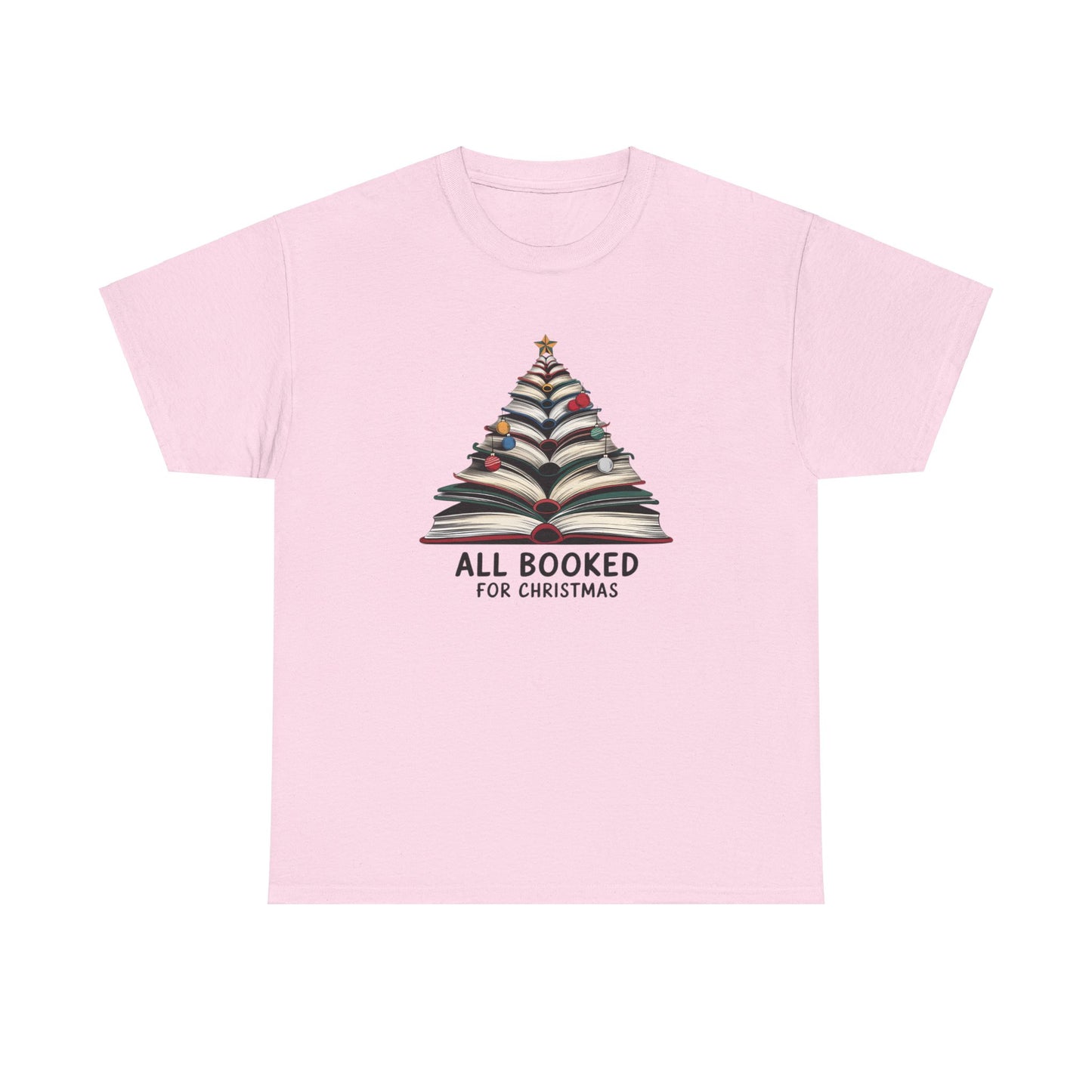 All Booked for Christmas Unisex Heavy Cotton T-shirt - sizes S - 5X