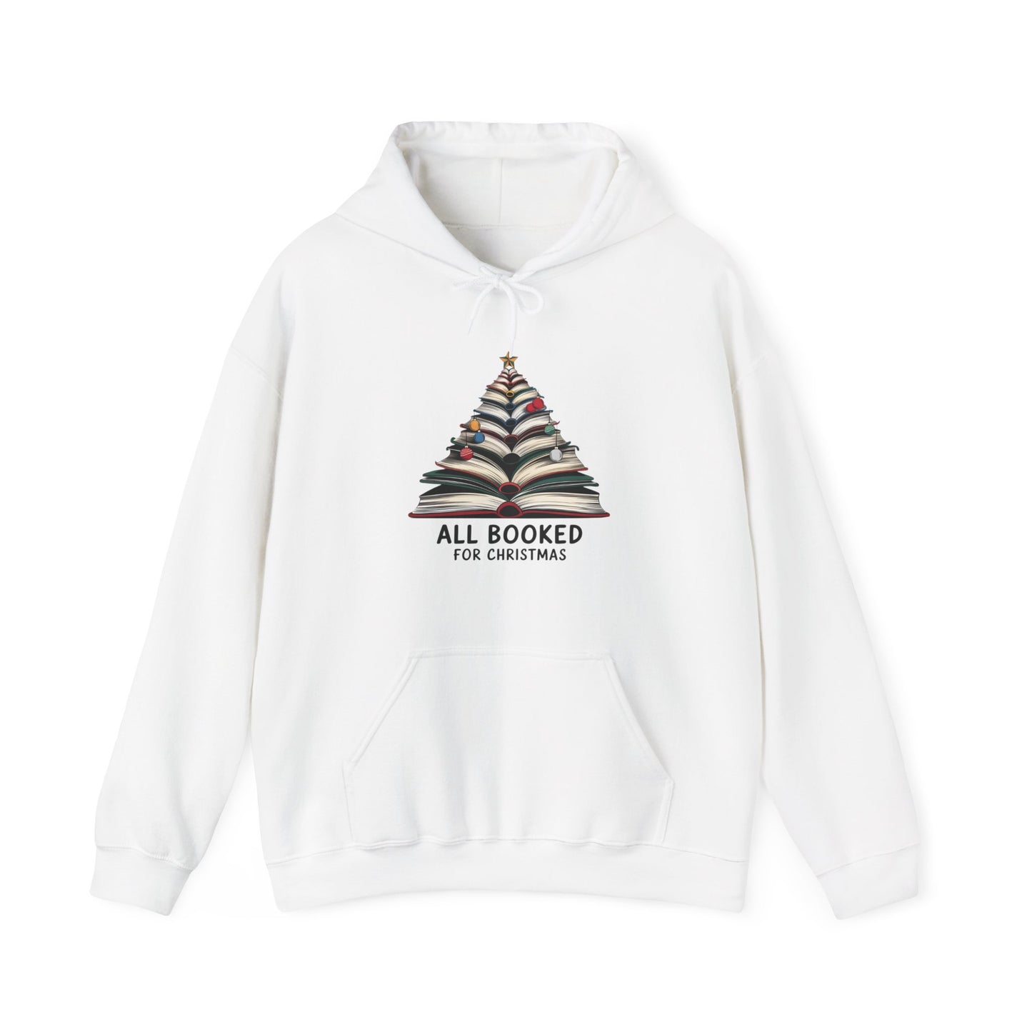 All Booked for Christmas Unisex Heavy Blend™ Hooded Sweatshirt - sizes S - 5X