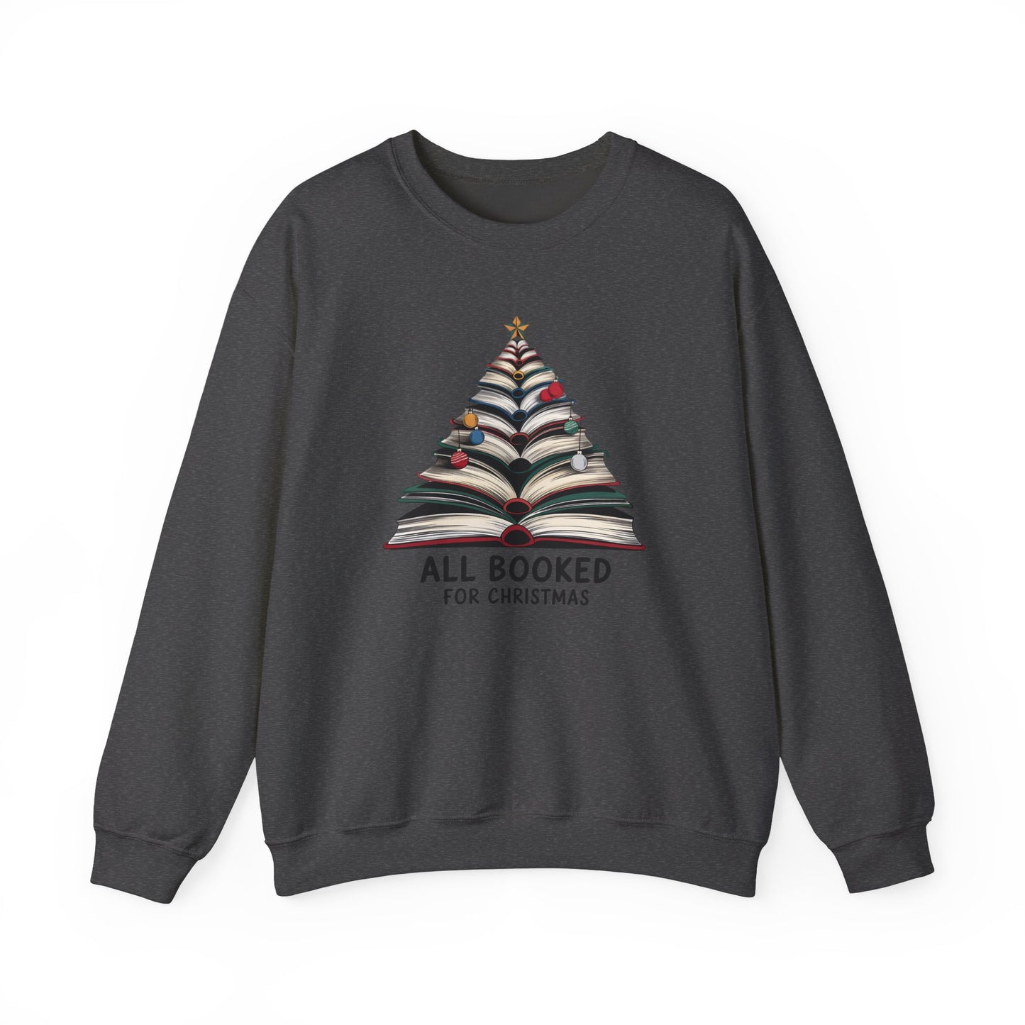 All Booked for Christmas Unisex Heavy Blend™ Crewneck Sweatshirt - sizes S - 3X