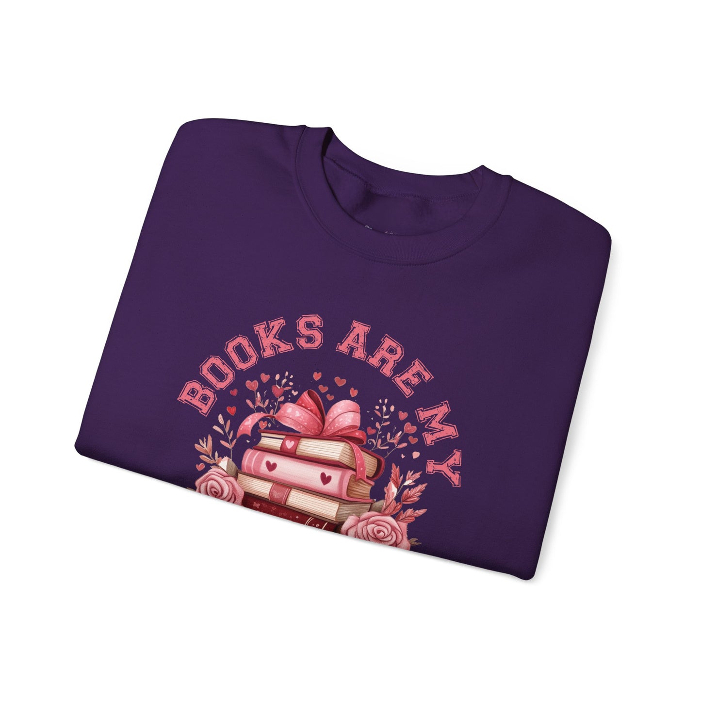 Books are my Love Language Unisex Heavy Blend Crewneck Sweatshirt - size S - 5X