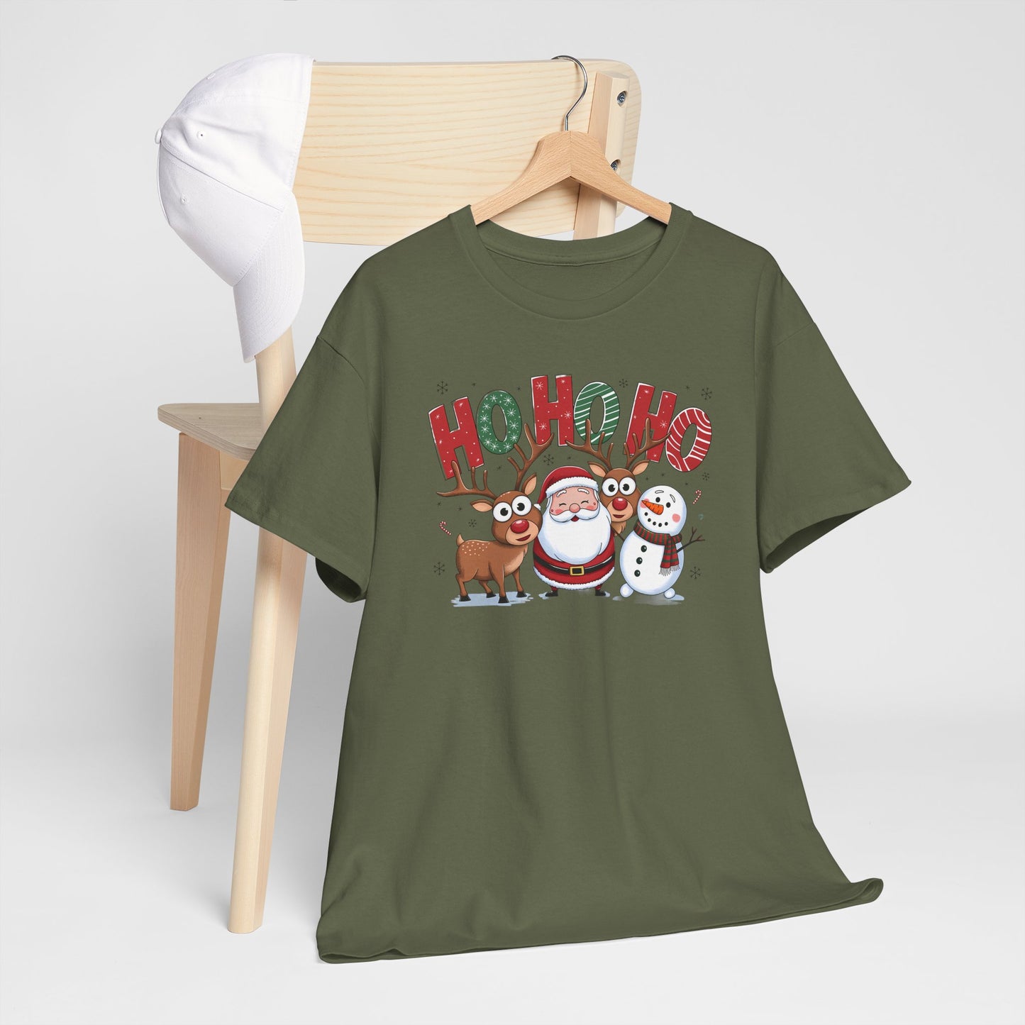HoHoHo Unisex Heavy Cotton Tee - sizes S - 5X