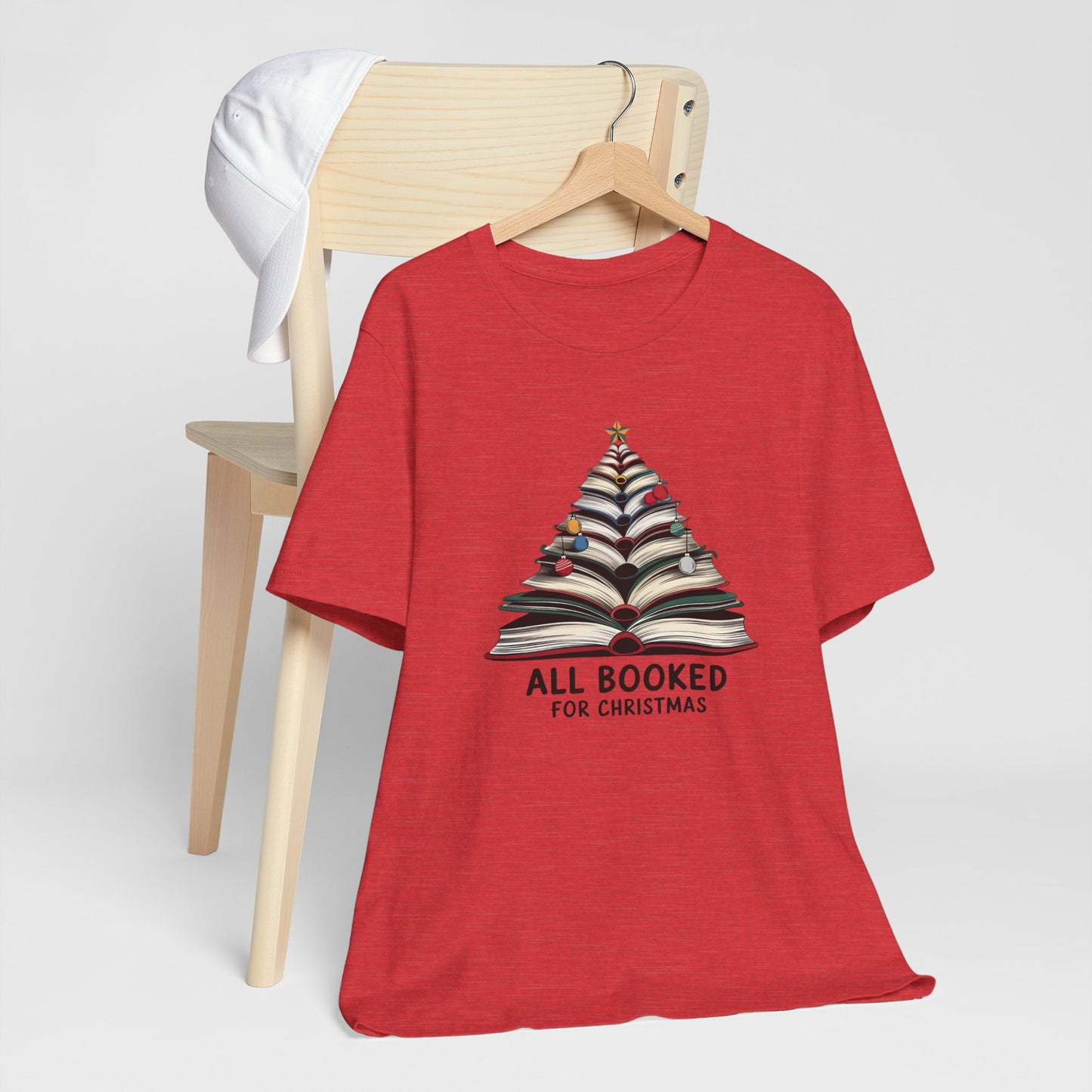 All Booked for Christmas Unisex Jersey Short Sleeve T-shirt - sizes S - 3X