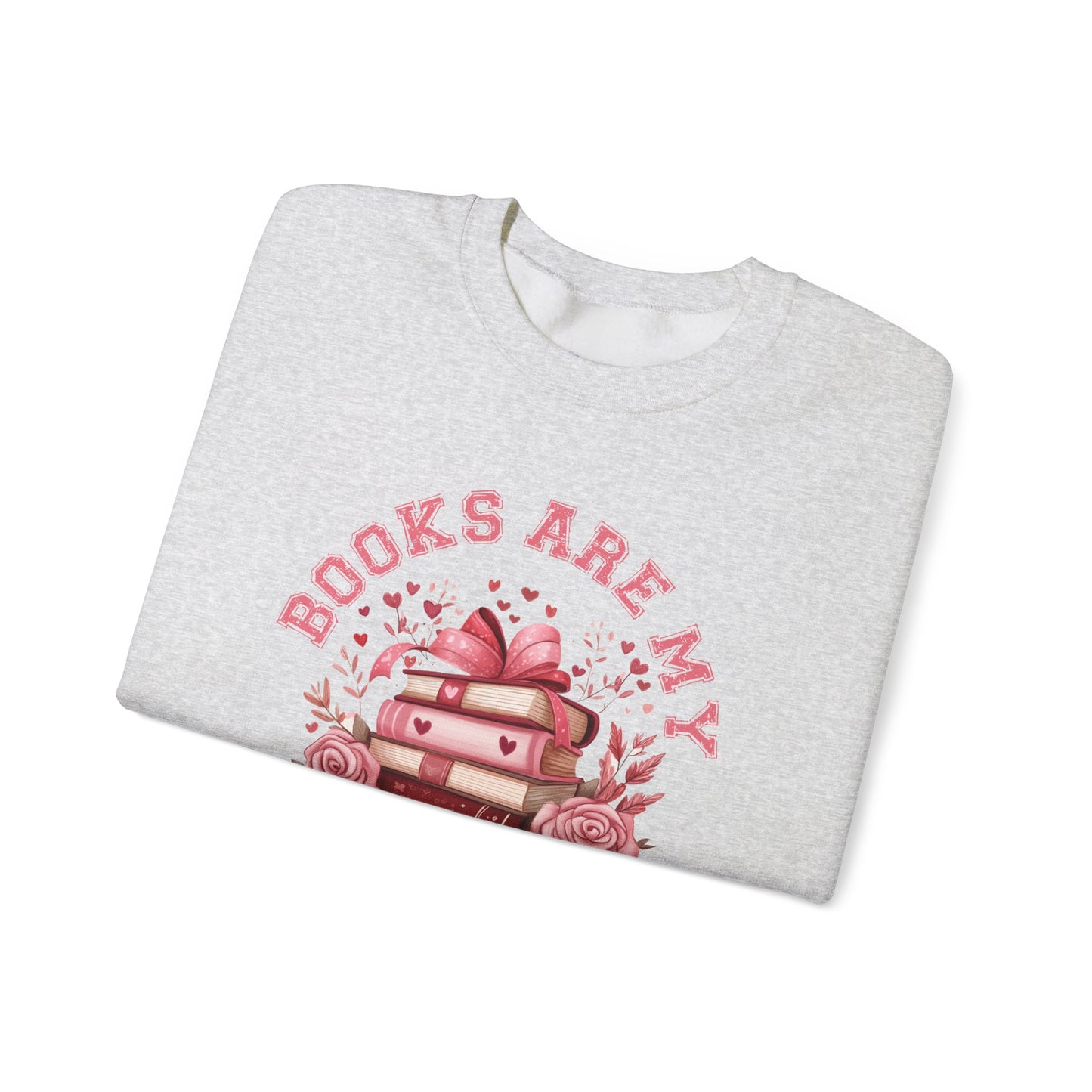 Books are my Love Language Unisex Heavy Blend Crewneck Sweatshirt - size S - 5X