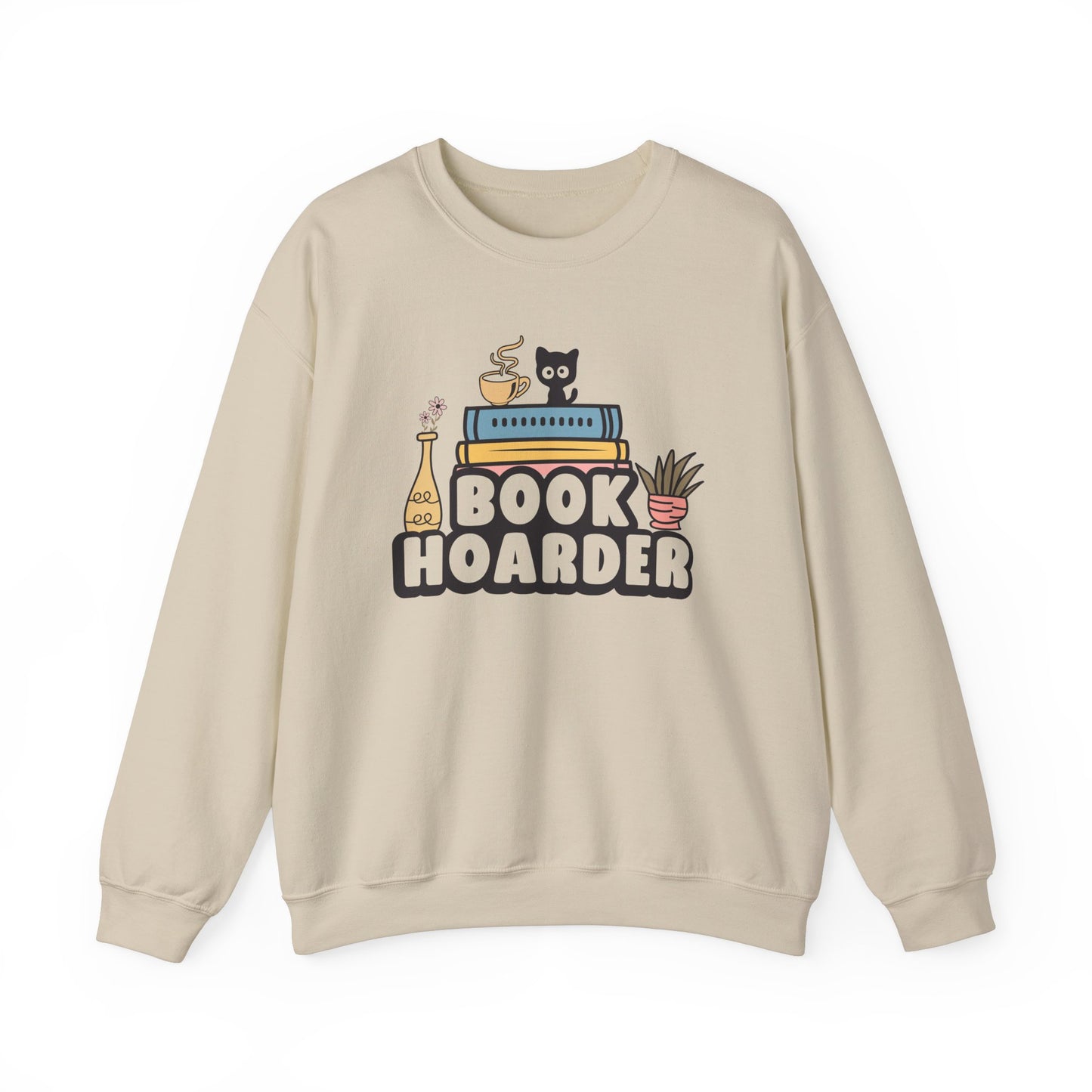 Book Hoarder Unisex Heavy Blend Sweatshirt - size S - 3X