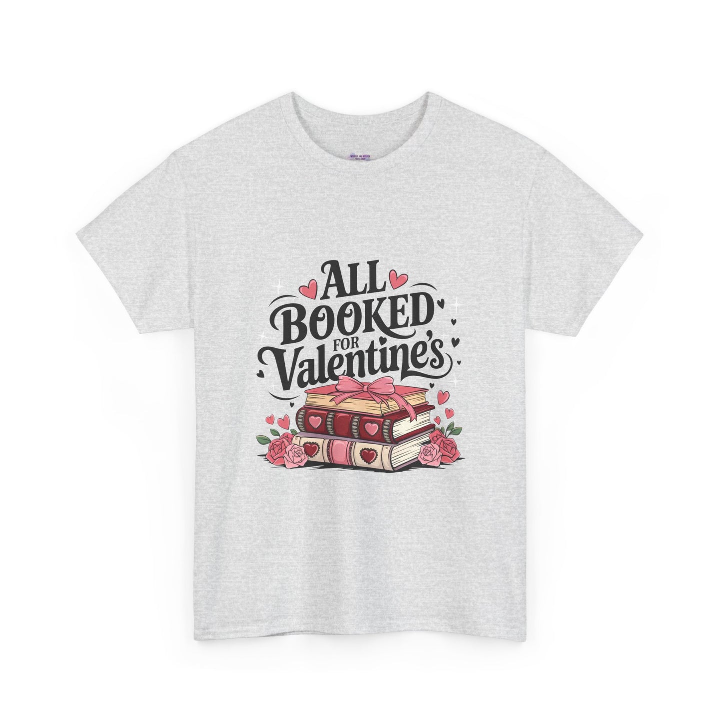 Valentine's Day Book Lover Unisex Tee - sizes S - 5X