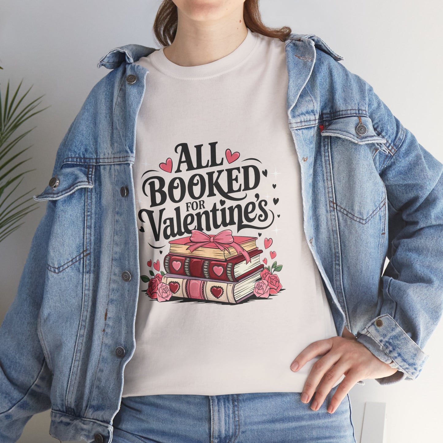 Valentine's Day Book Lover Unisex Tee - sizes S - 5X