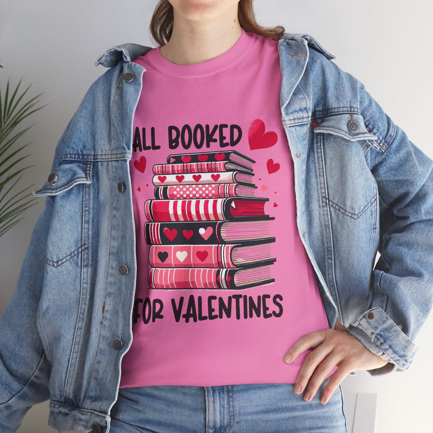 Valentine's Day Book Lover Unisex Tee - sizes S - 5X
