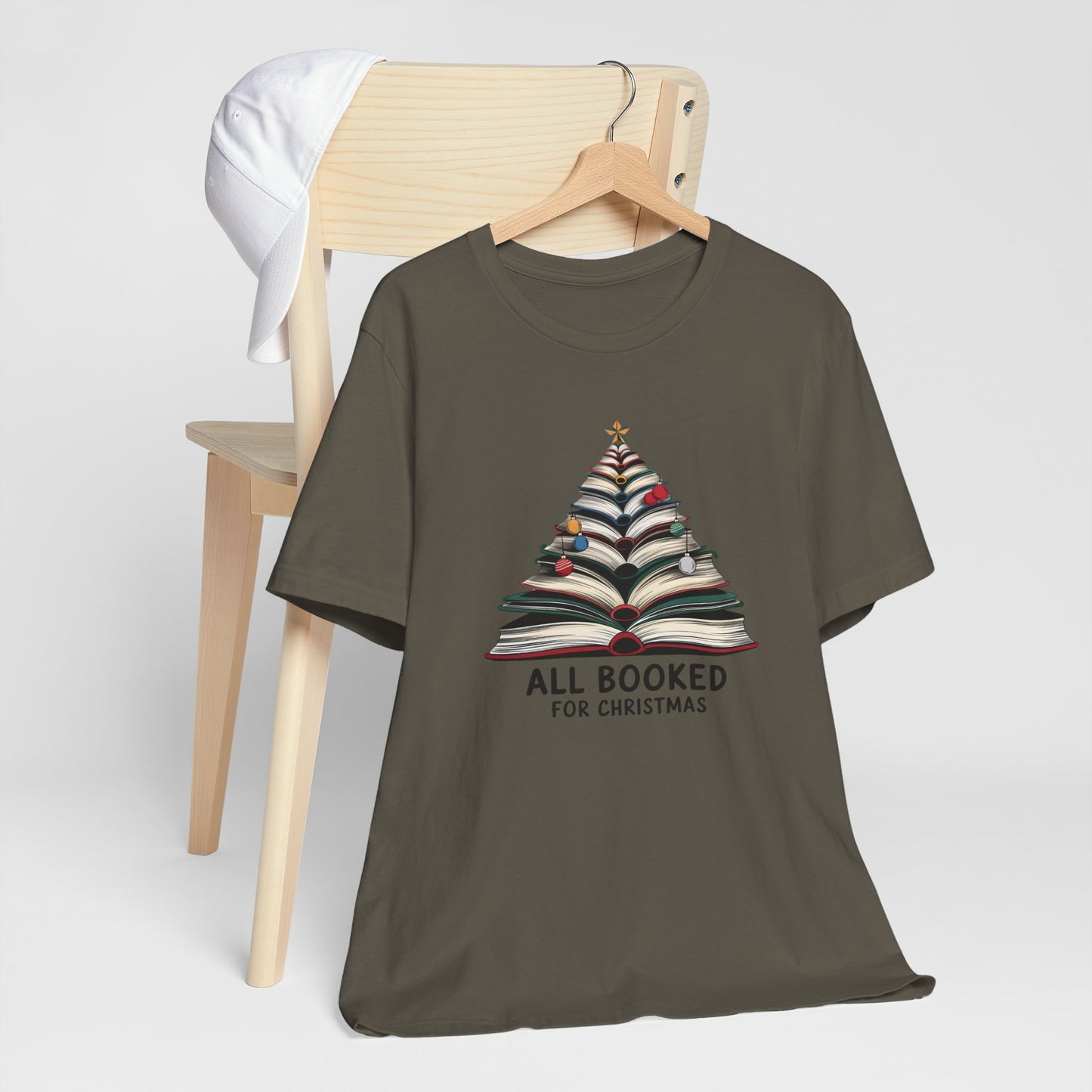 All Booked for Christmas Unisex Jersey Short Sleeve T-shirt - sizes S - 3X
