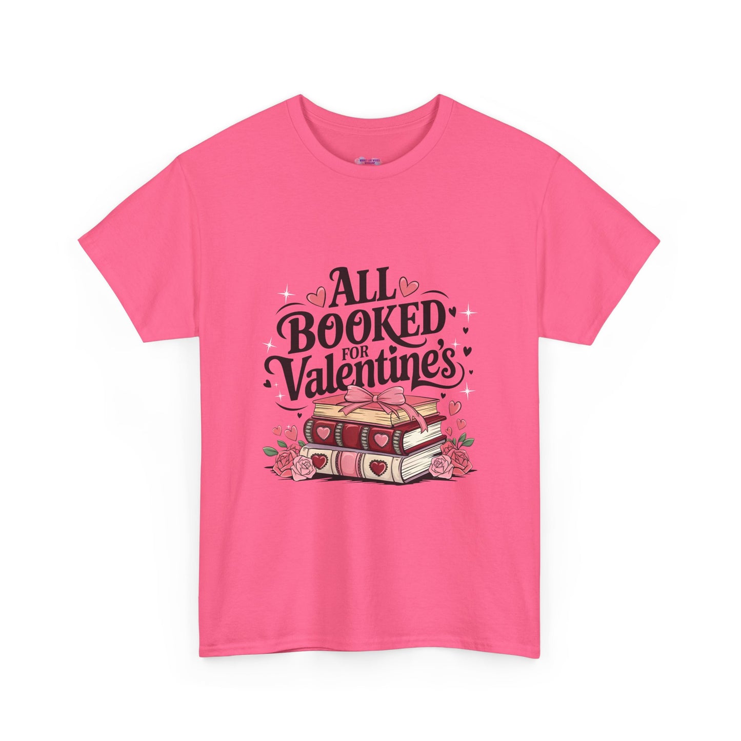 Valentine's Day Book Lover Unisex Tee - sizes S - 5X