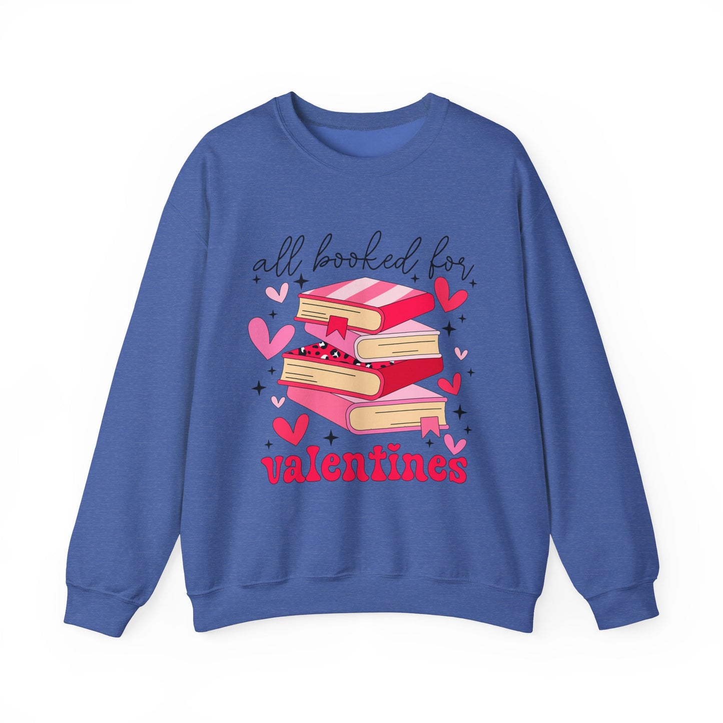 Book Lover Valentine's Day Unisex Sweatshirt - sizes S - 5X